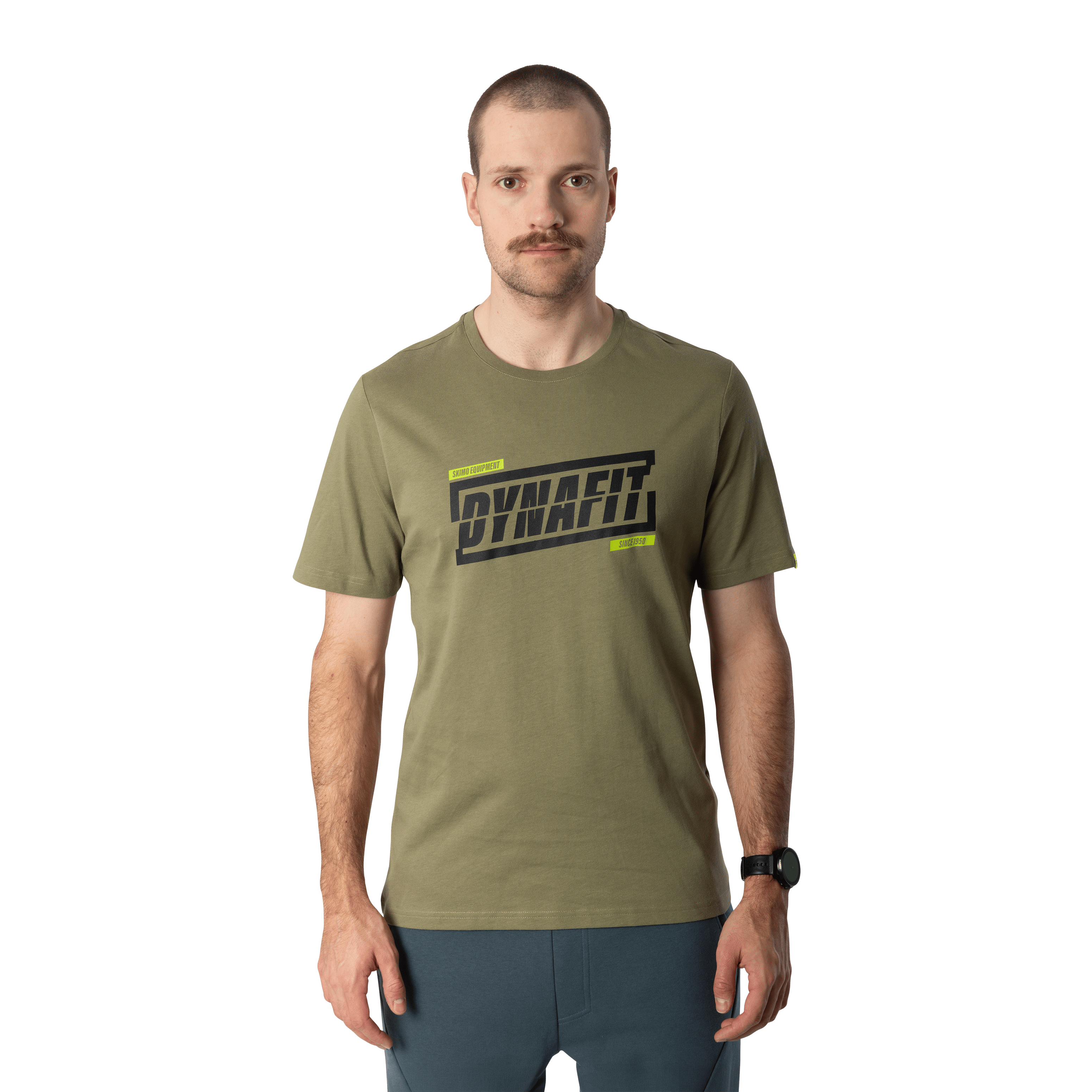 T-shirt grafica in cotone uomo hover image