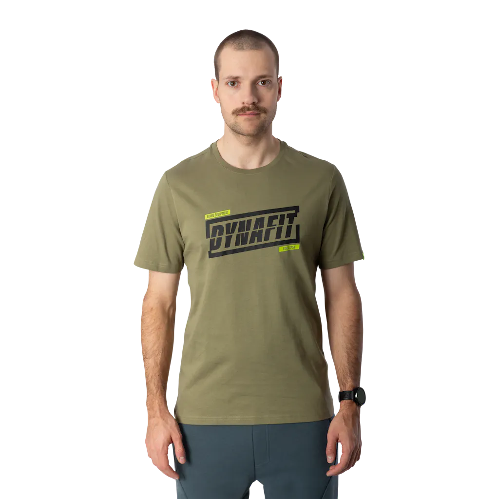 DYNAFIT - Graphic Cotton T-Shirt Herren - Grün (Gr.: 50)