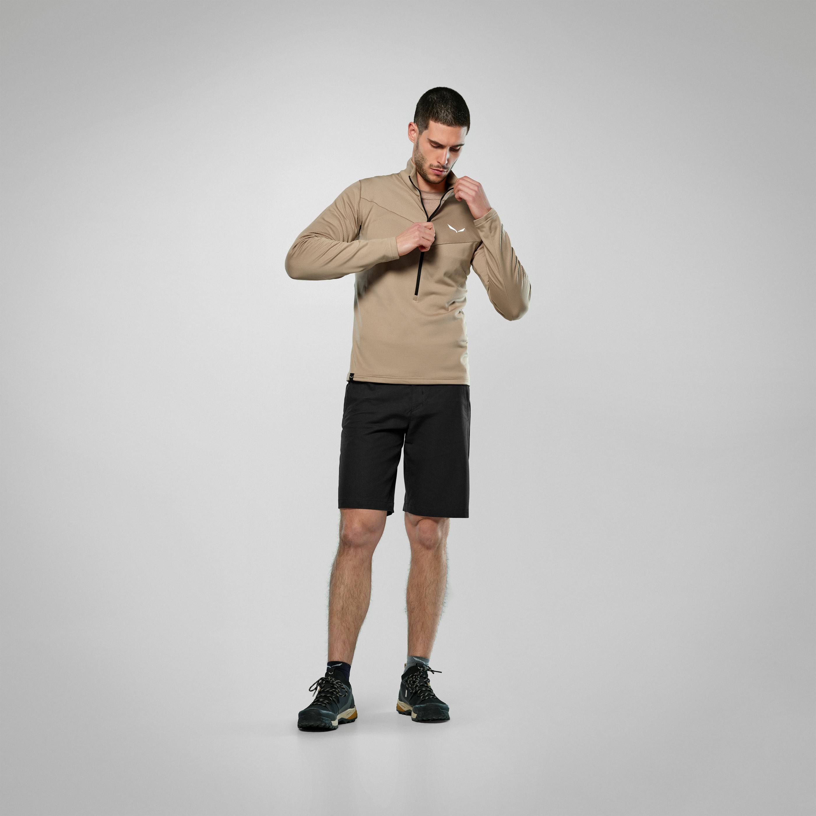 Puez Cammino Polarlite Half Zip Jacke Herren  on_body image