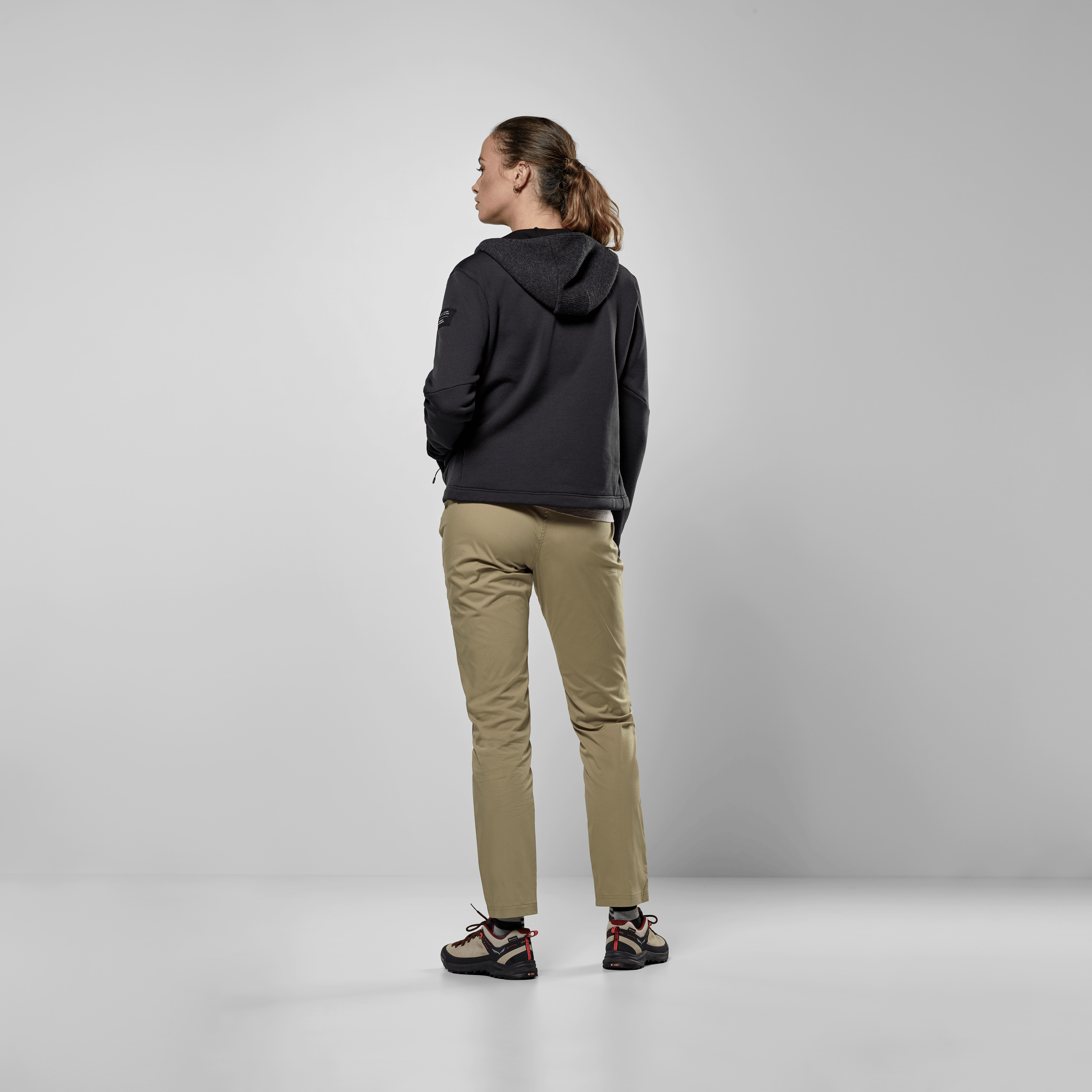 Fanes Sarner Light Hybrid Jacket Women on_body image