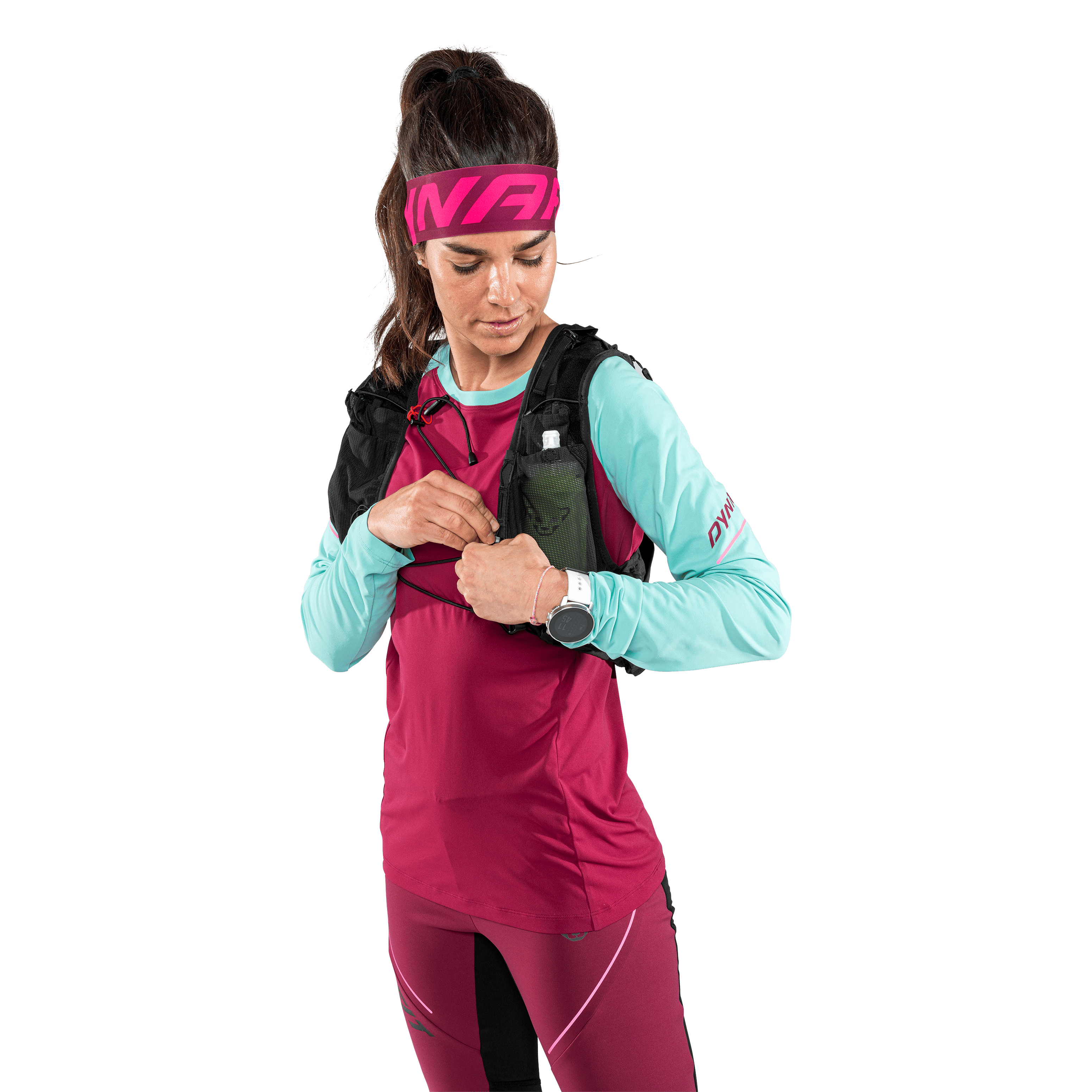 Performance Dry Slim Stirnband  on_body image