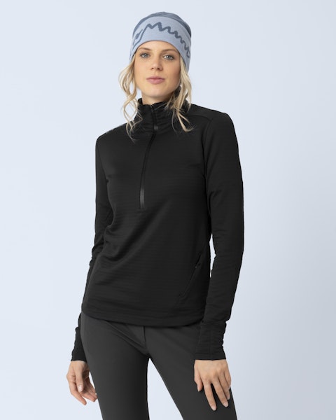 NORA LONG SLEEVE ZIP TEE