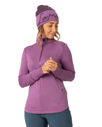 Nora Long Sleeve Zip Tee still image