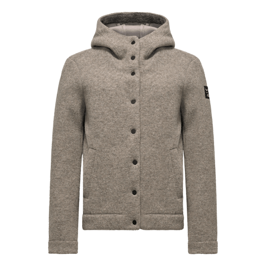 Sarner Undyed Wool Chaqueta Con Capucha Mujer still image