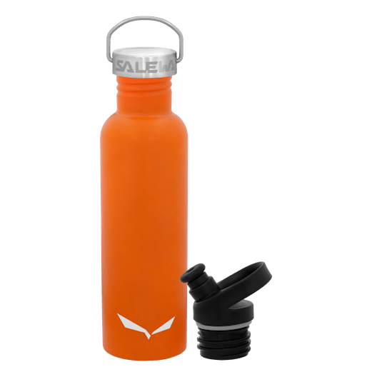 AURINO 0,75L BOUTEILLE EN ACIER DOUBLE BOUCHON still image