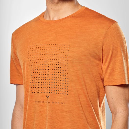 Eagle Dotted Mountain Trainer Merino T-Shirt Herren tech_detail image