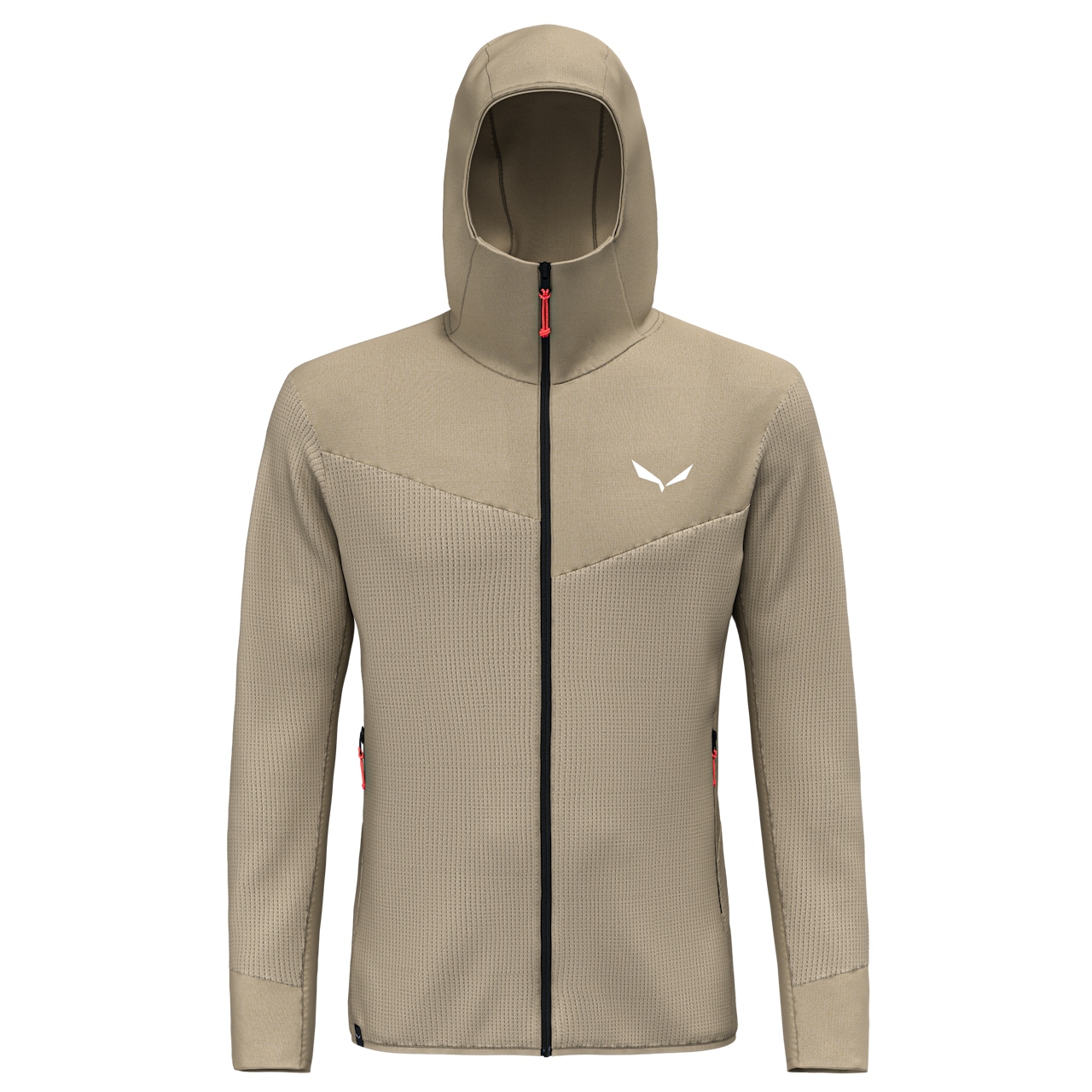 Puez Waffle Hybrid Polarlite Hooded Jacket Men