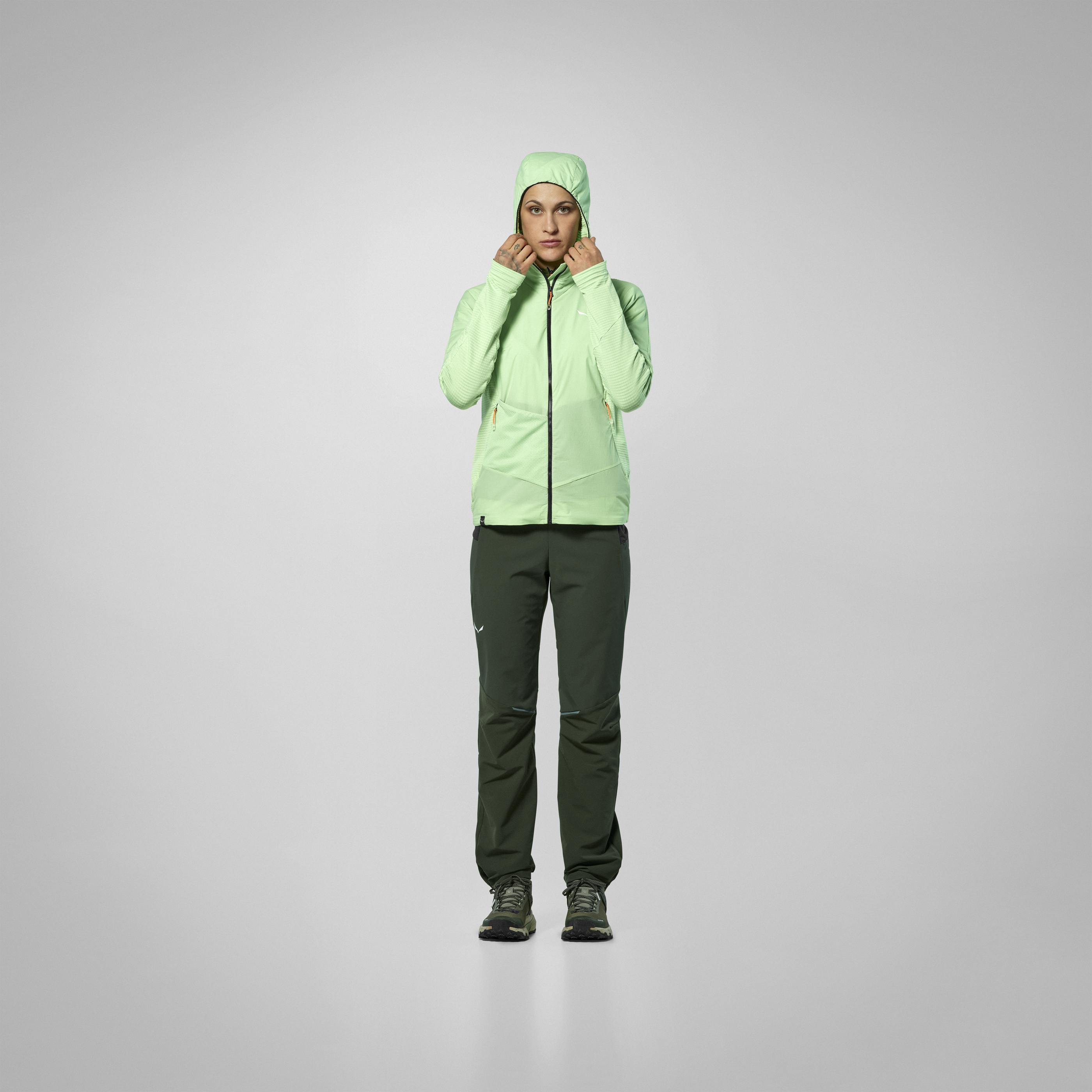 Pedroc Wind Hooded Fleece Women on_body image