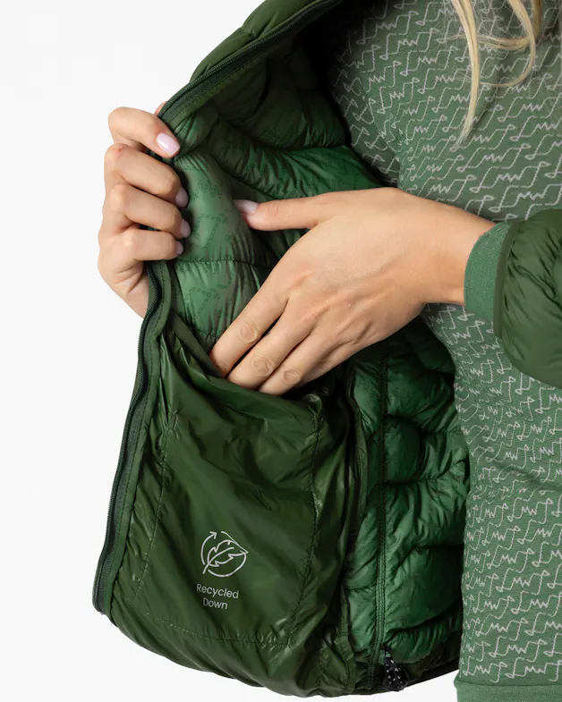 Bianca Giacca in piuma Leggera tech_detail image