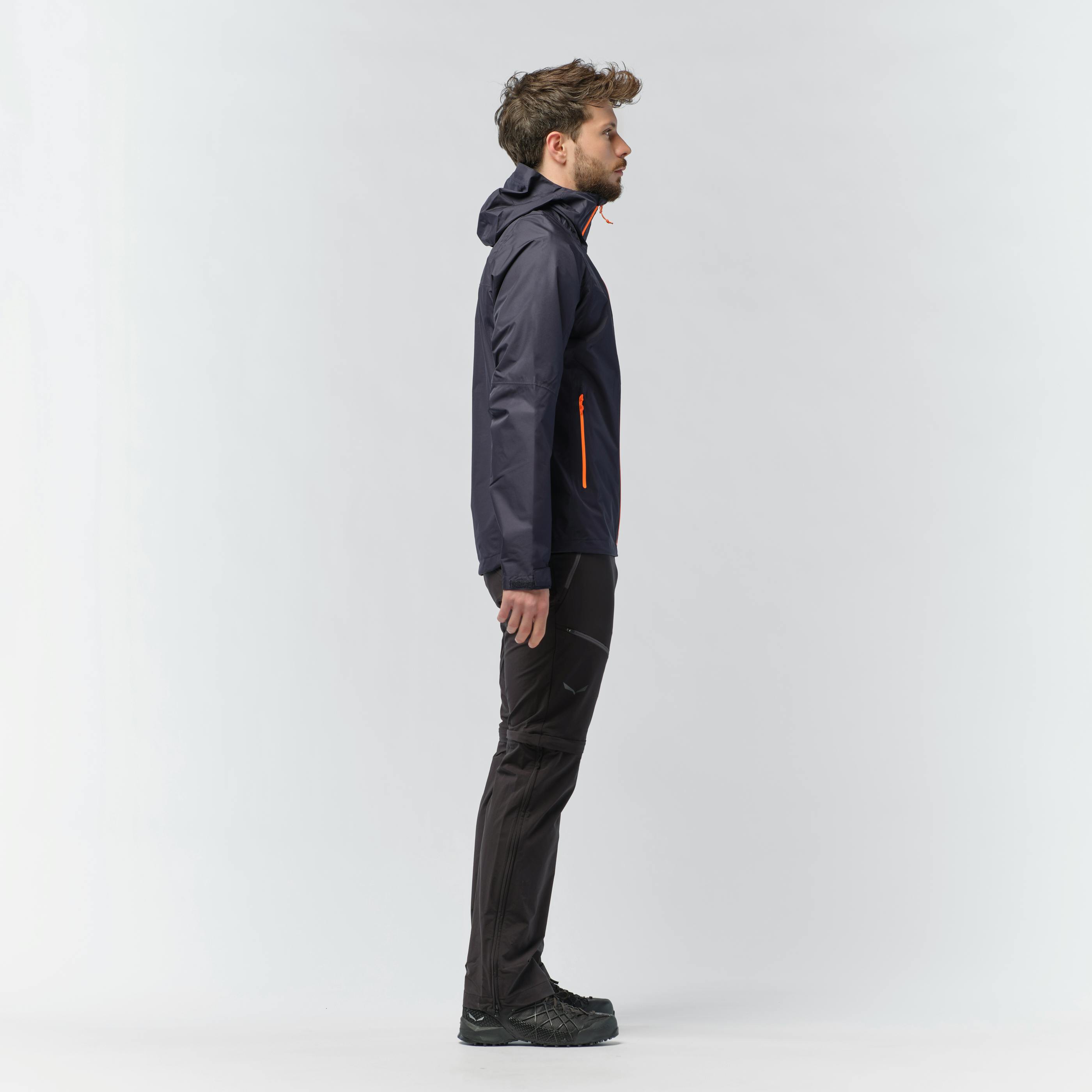 Puez Aqua Powertex 2.5 Lagen Herren Jacke on_body image