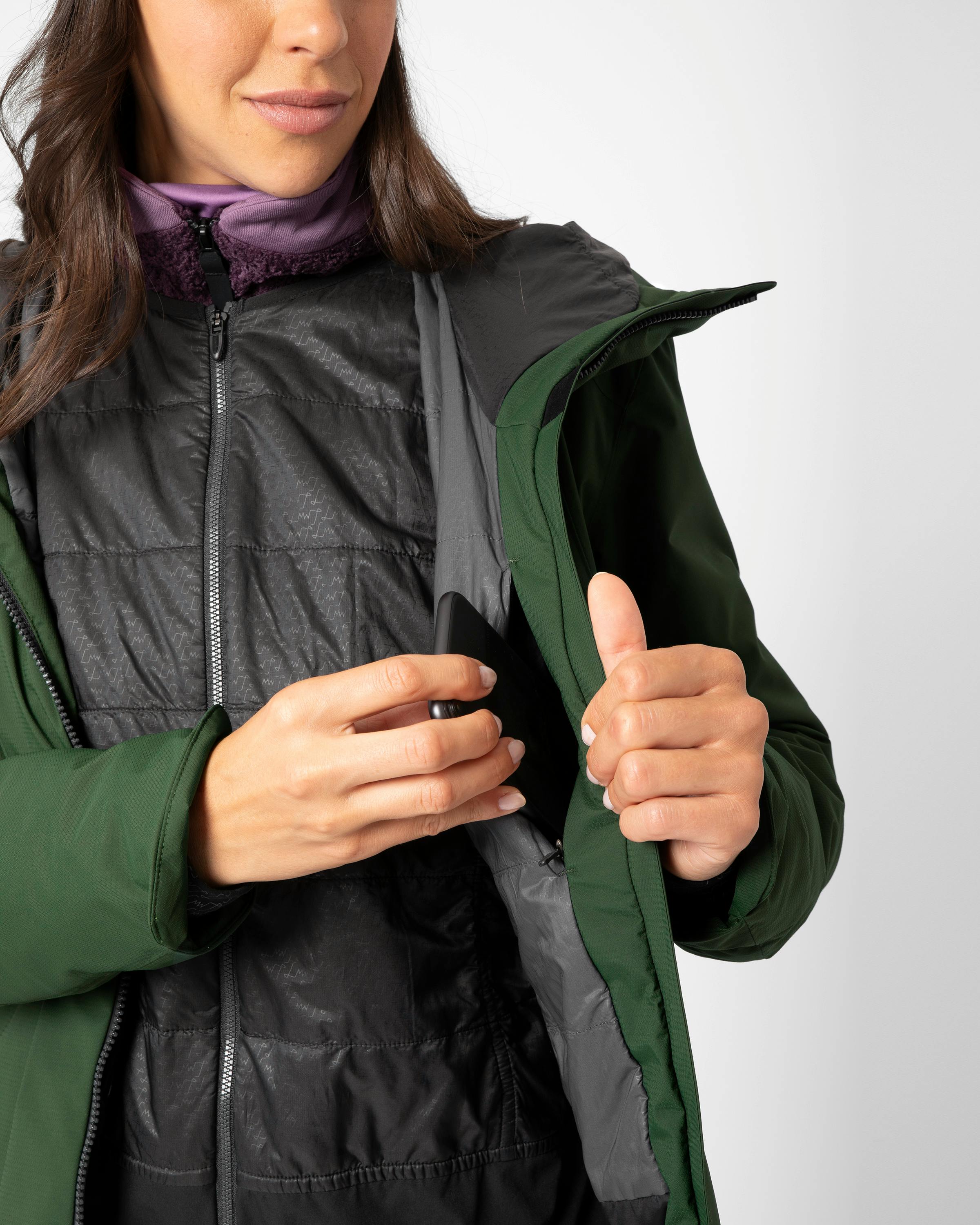 Tiziana Insulated Waterproof Jacket tech_detail image