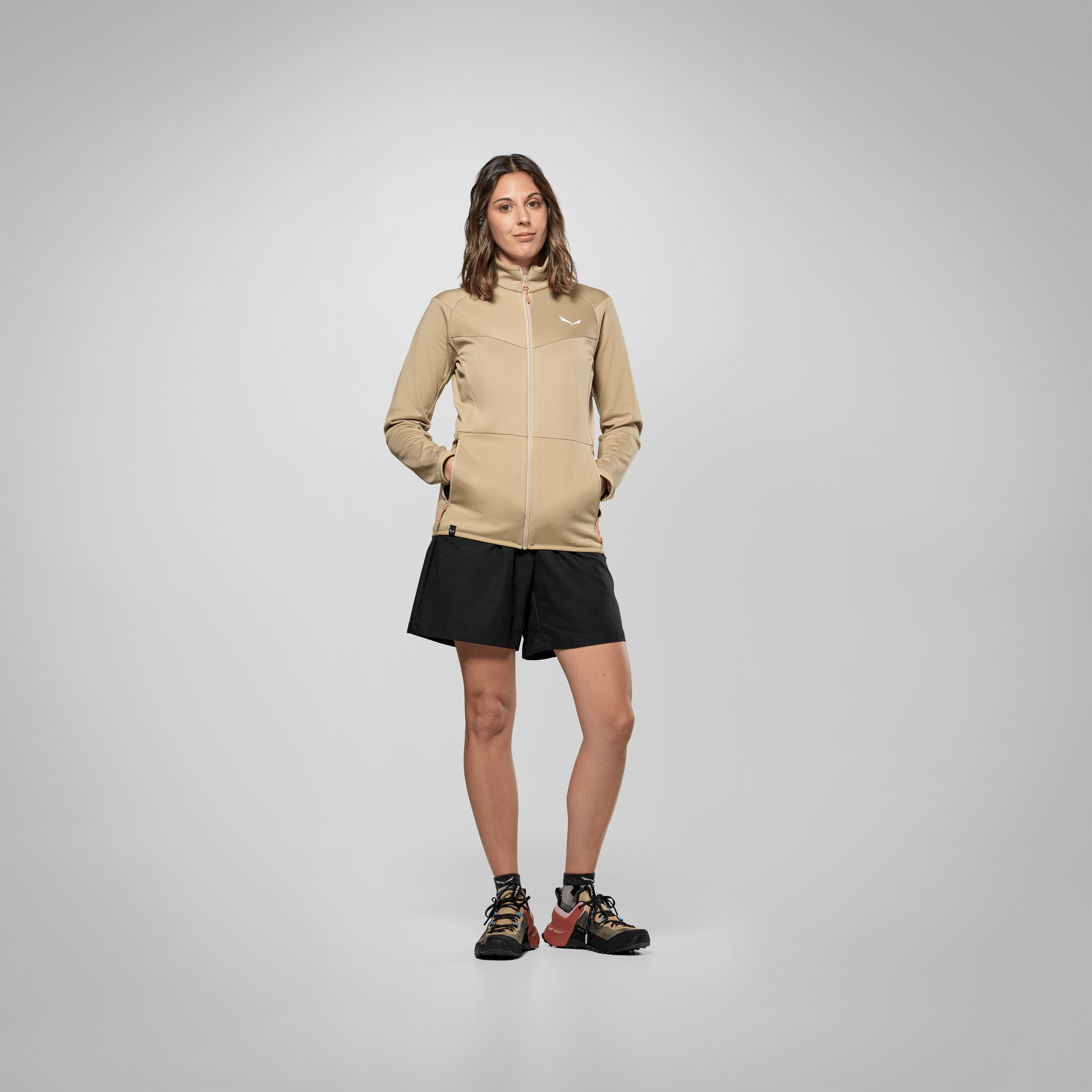 Puez Cammino Polarlite Jacket Women on_body image