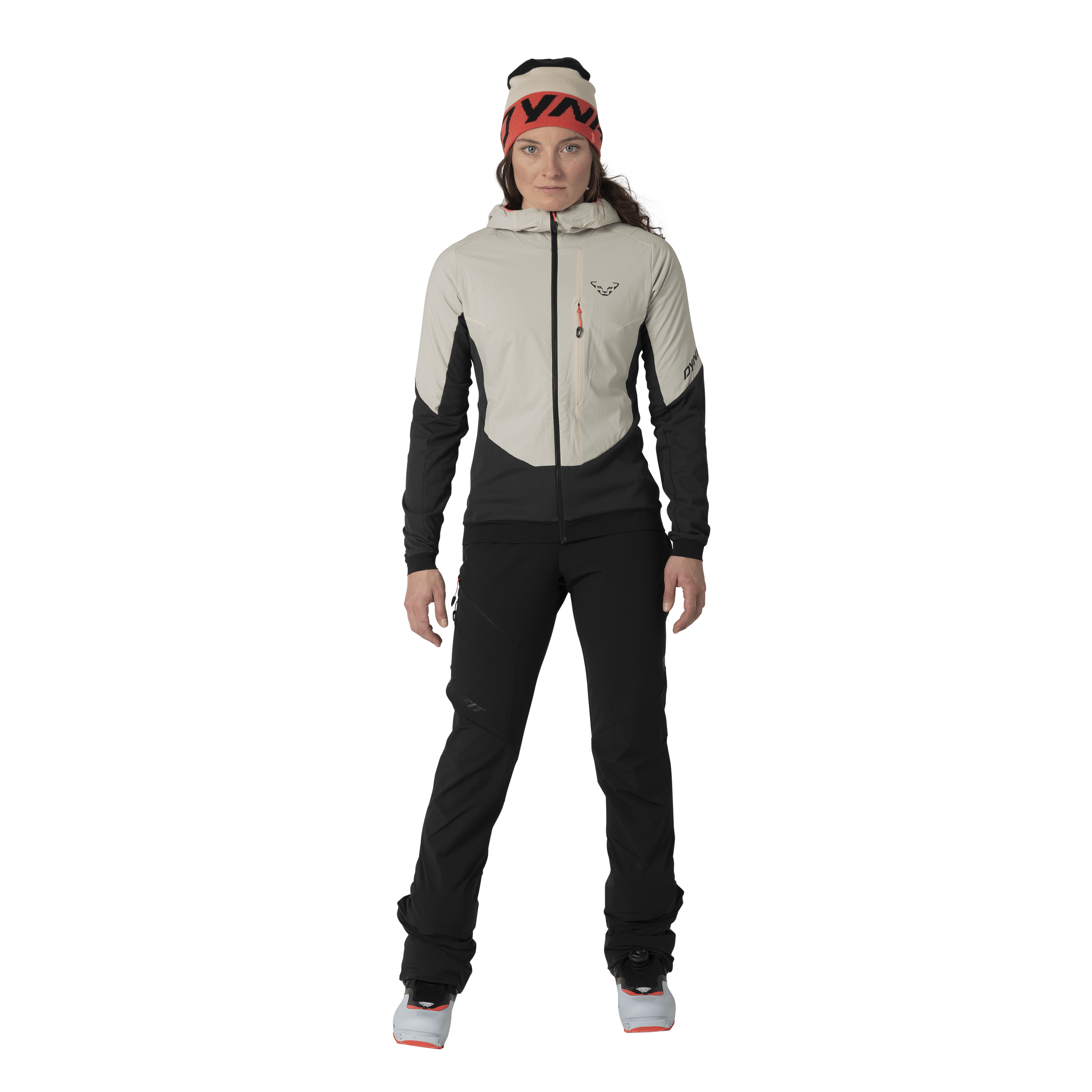 Blacklight Hybrid Thermal Jacket Women on_body image