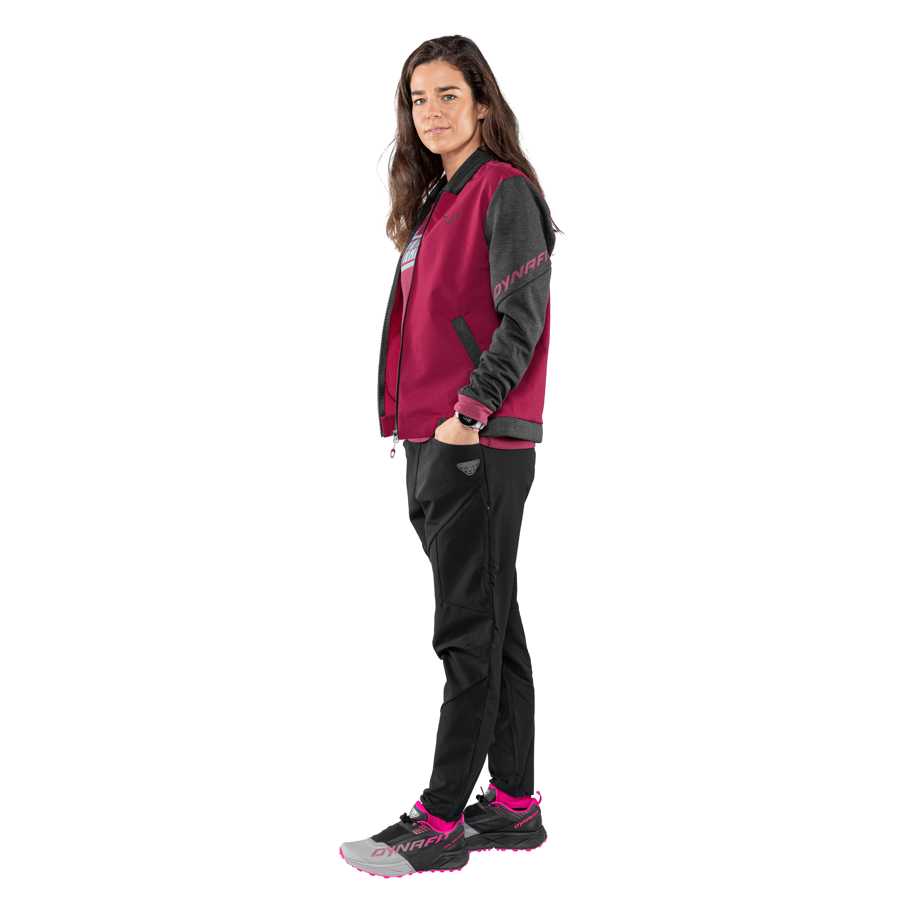 24/7 College Jacke Damen on_body image