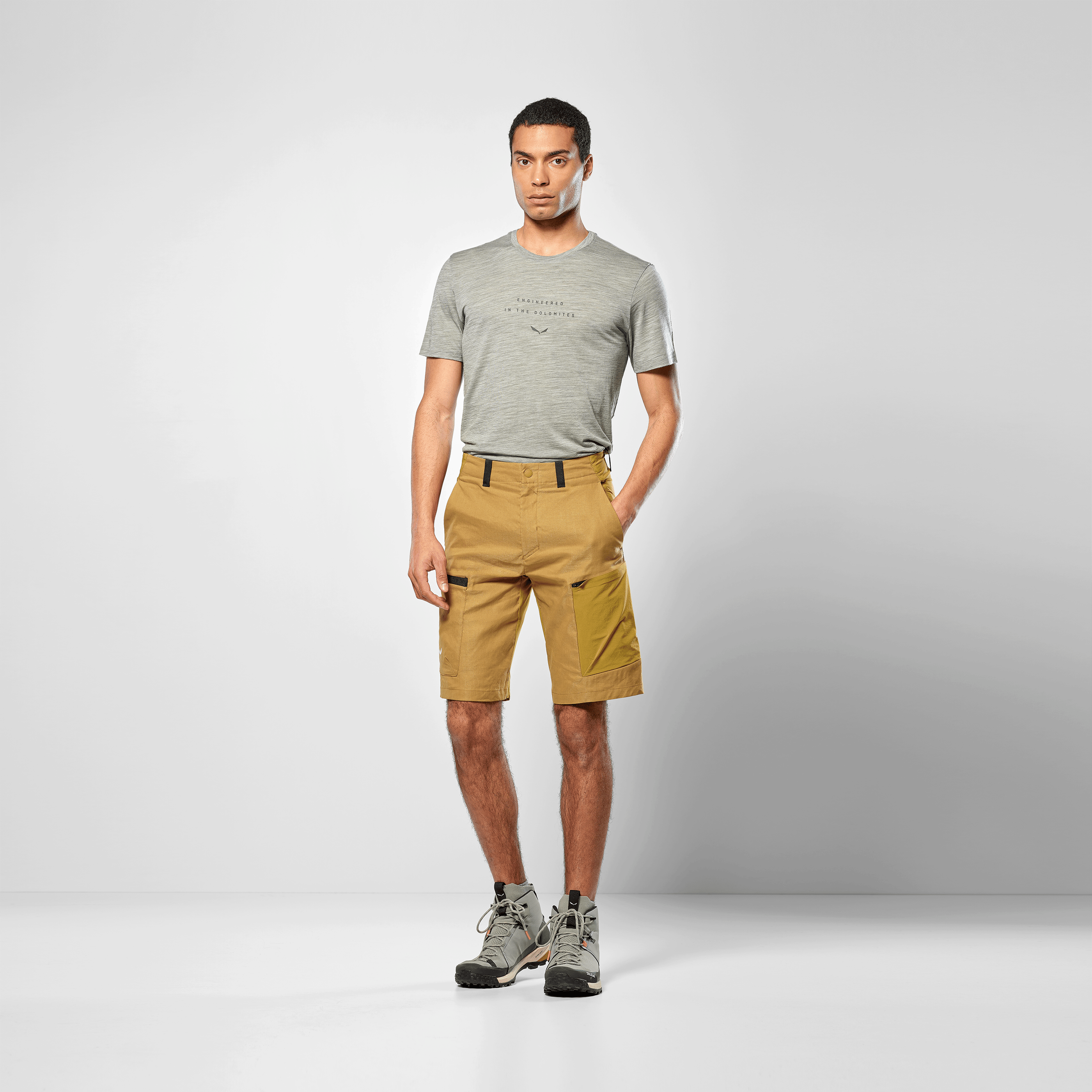 Puez Hemp Durastretch Shorts Herren on_body image