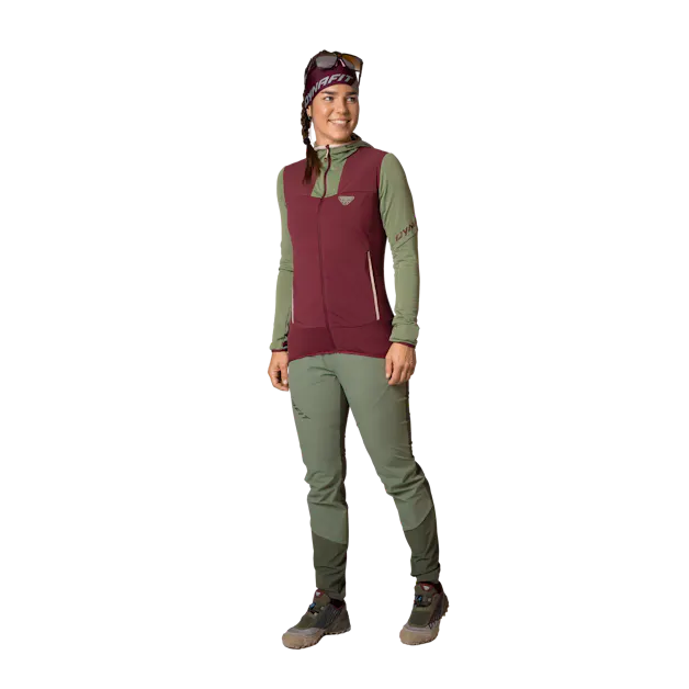Traverse Polartec Kapuzenjacke Damen on_body image