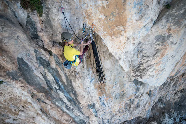 Belay Twist Lock Mousqueton action_shot image