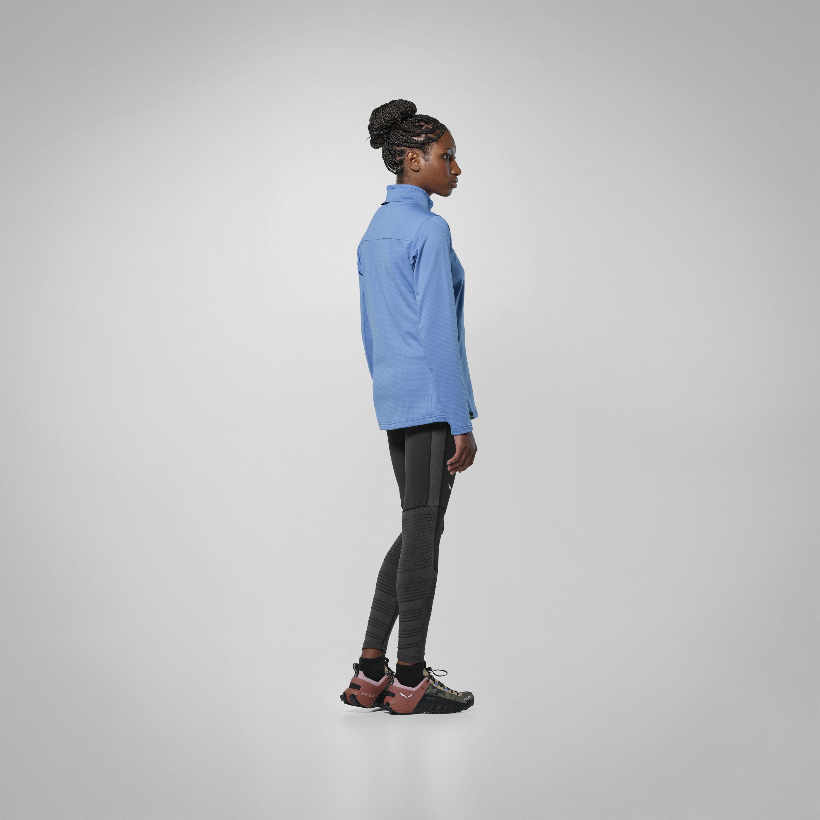 Puez Cammino Polarlite Half Zip Jacke Damen on_body image