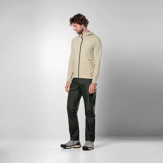 Puez Merino Durastretch Felpa con Cappuccio Uomo on_body image