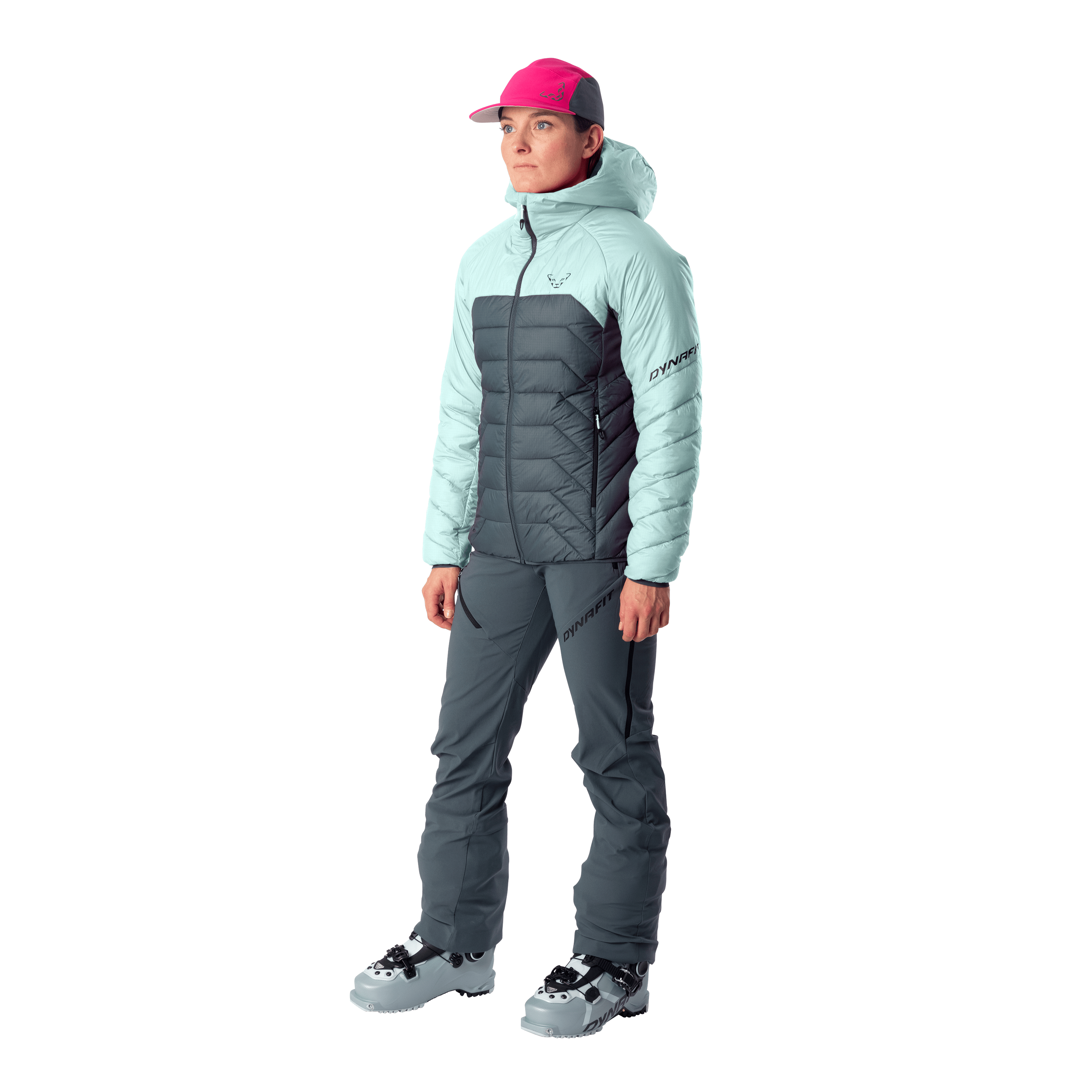 Radical Insulation Hooded Jacket Women on_body image