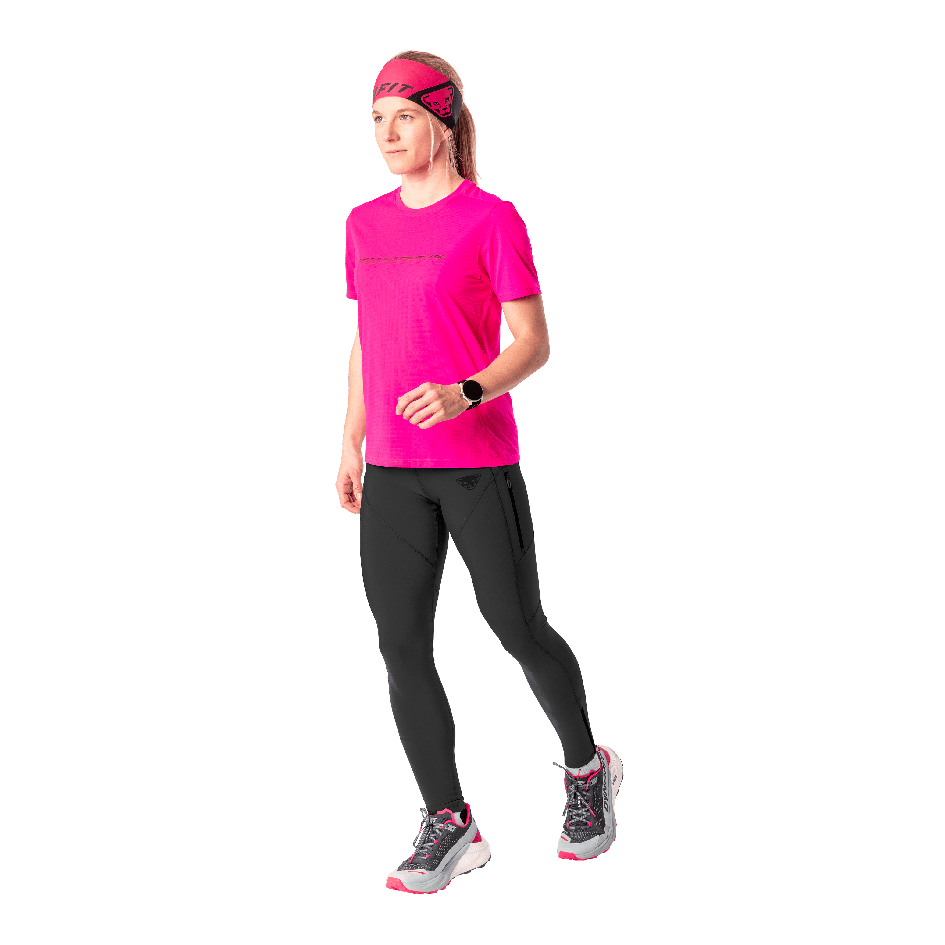 Trail Reflective T-Shirt Damen on_body image