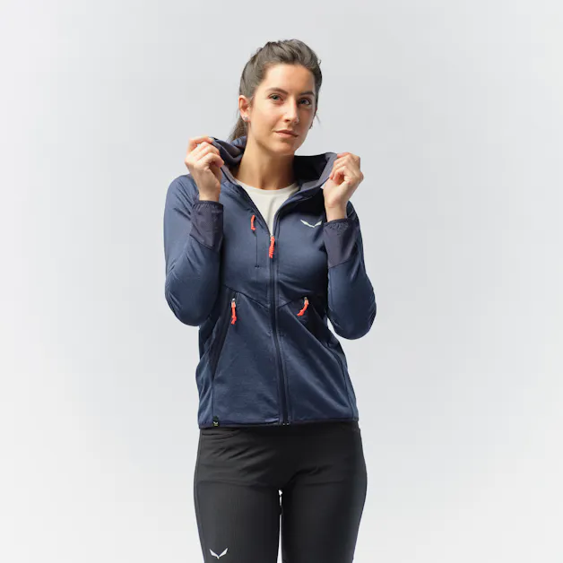 Agner Hybrid Polarlite Durastretch Sudadera con Capucha Mujer tech_detail image