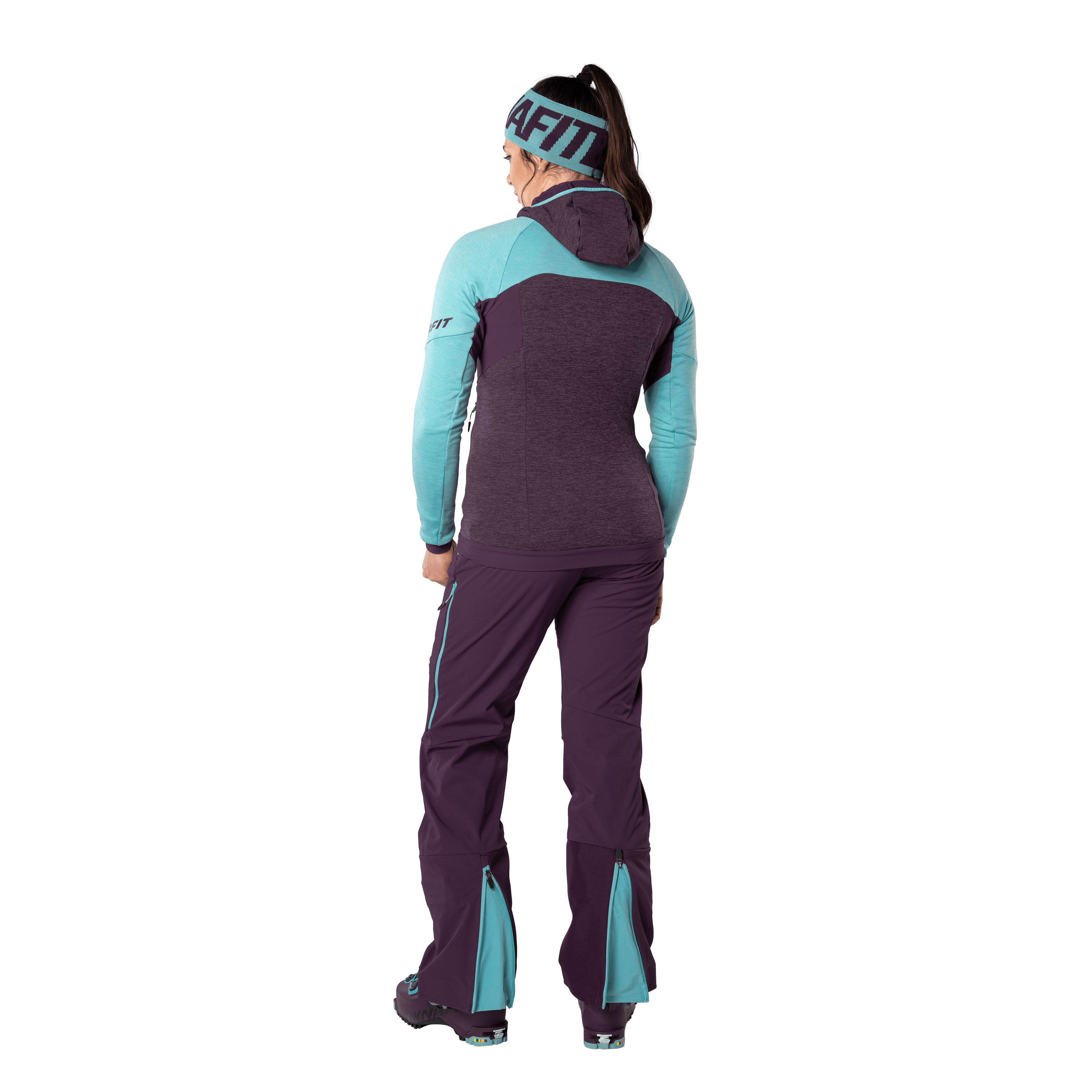 Tour Wool Thermal Kapuzenjacke Damen perspective_view image