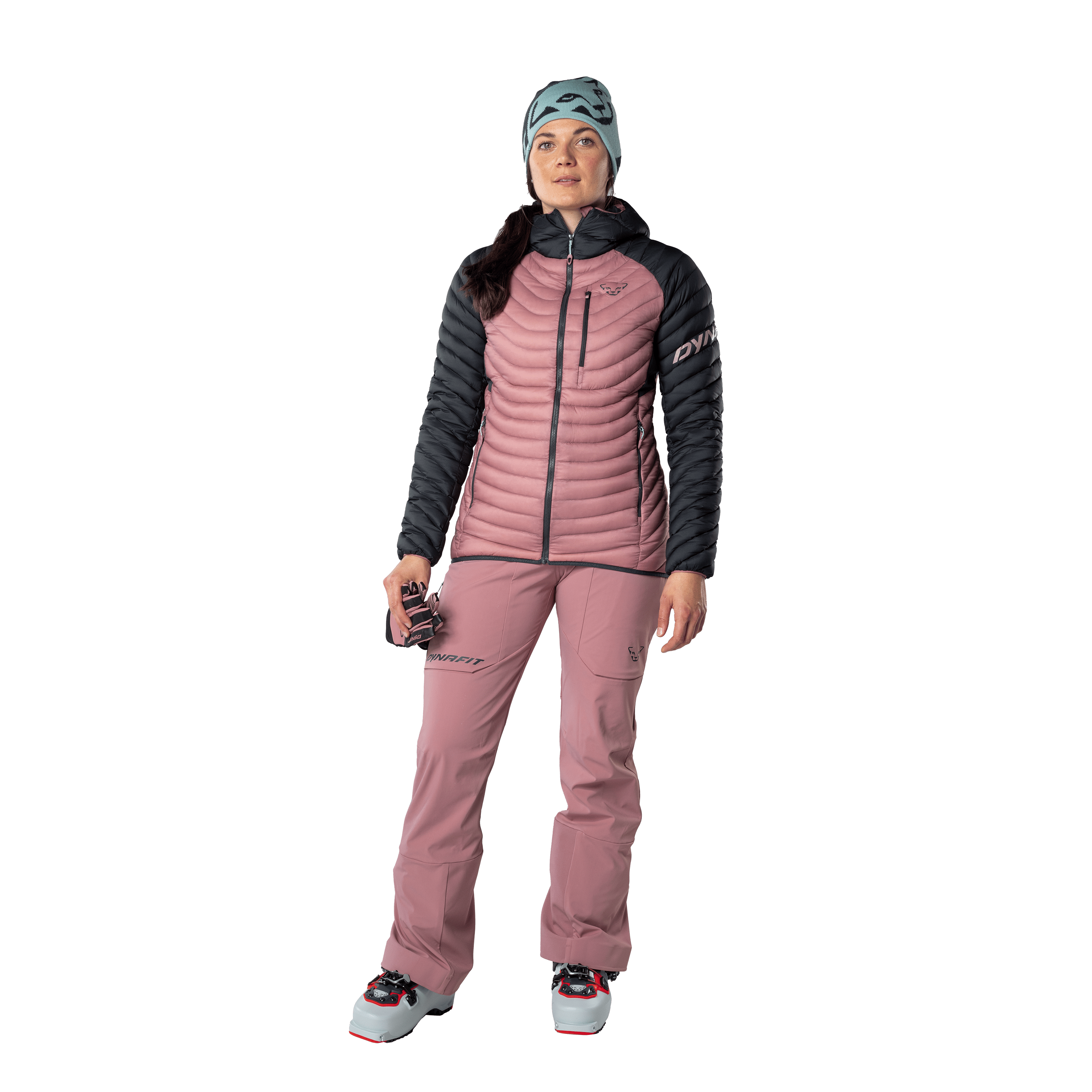 Radical Down RDS Hooded Jacket Women on_body image