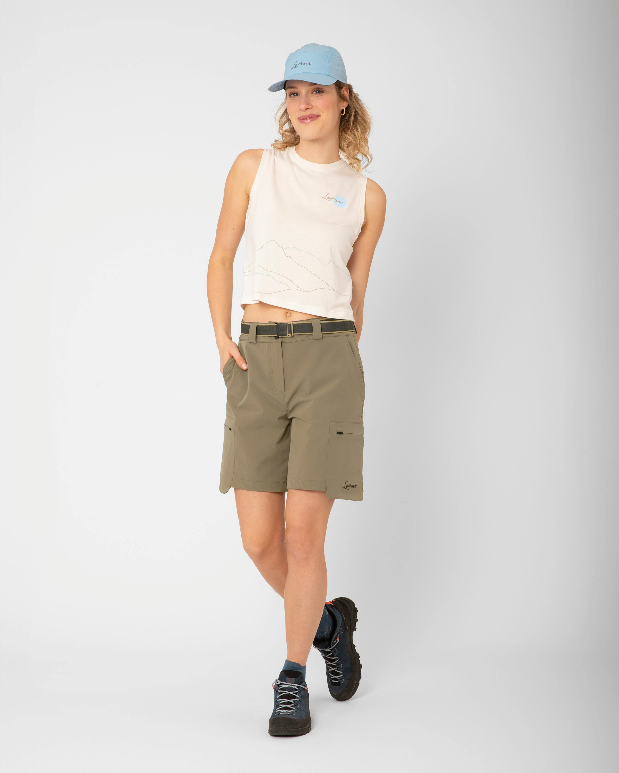 Serena Travel Shorts  perspective_view image