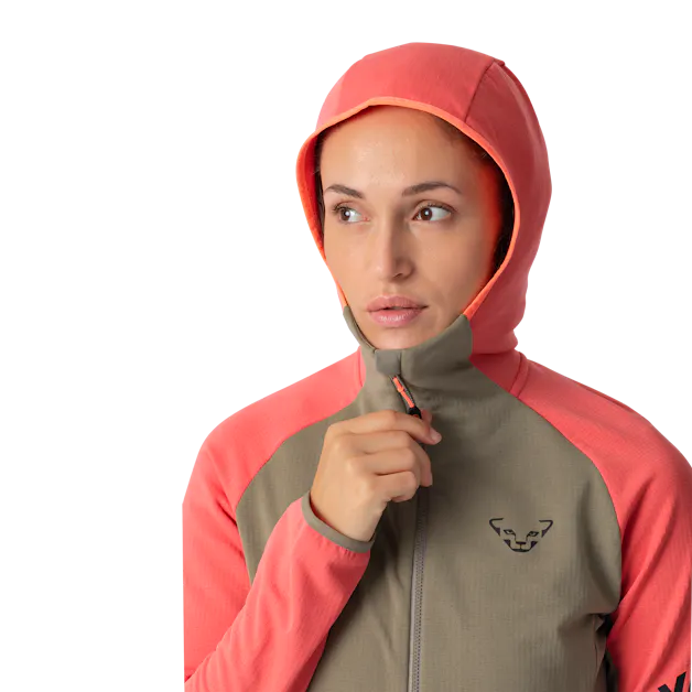 Giacca con cappuccio Transalper Polartec da donna tech_detail image