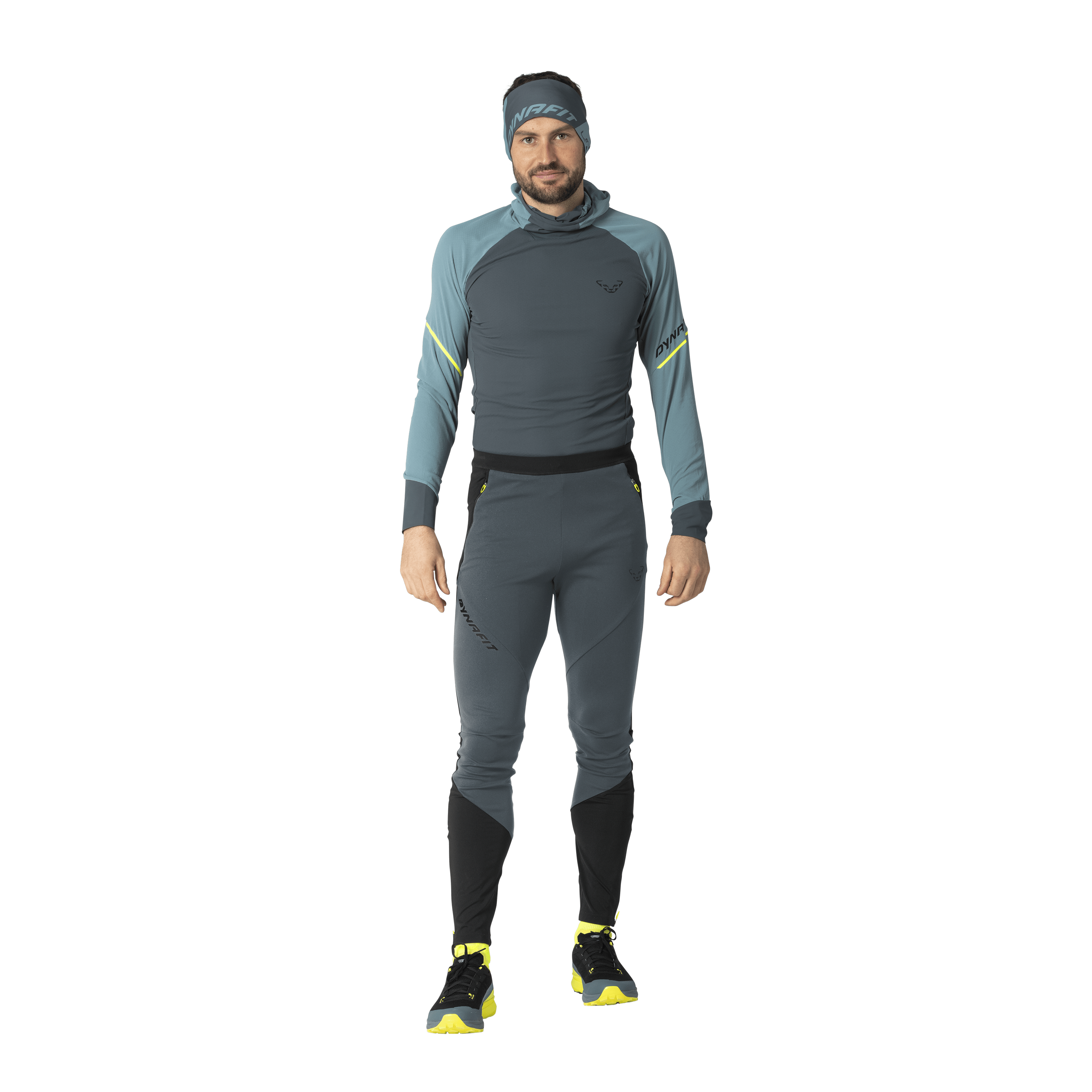 Alpine Softshell Hybrid Hose Herren on_body image