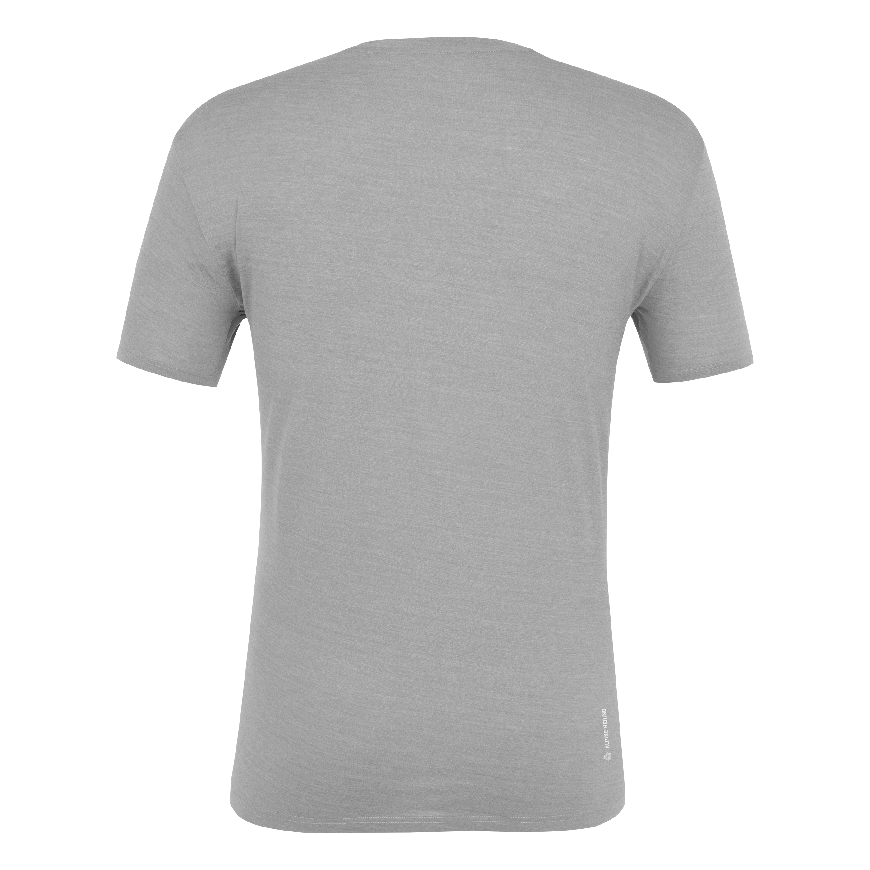 T-shirt Homme SALEWA – Gris, Uni, Logo, Taille L, Dryton Pure Mountain (occasion Parfait état)
