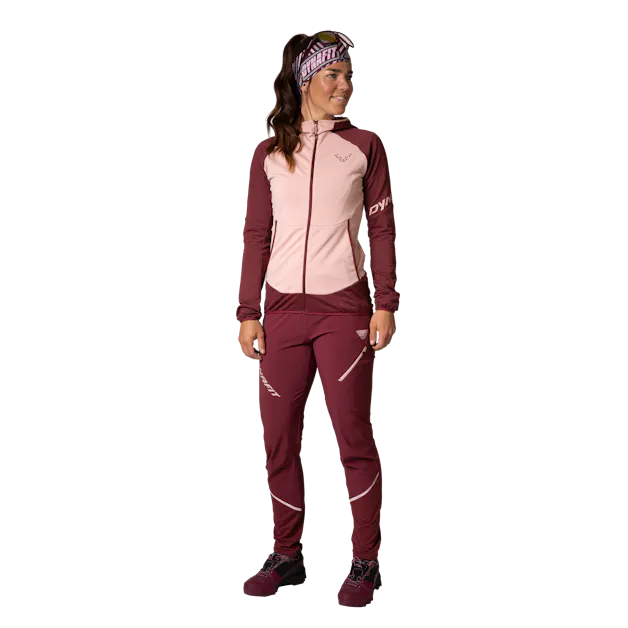 Pantalone Transalper Hybrid donna on_body image