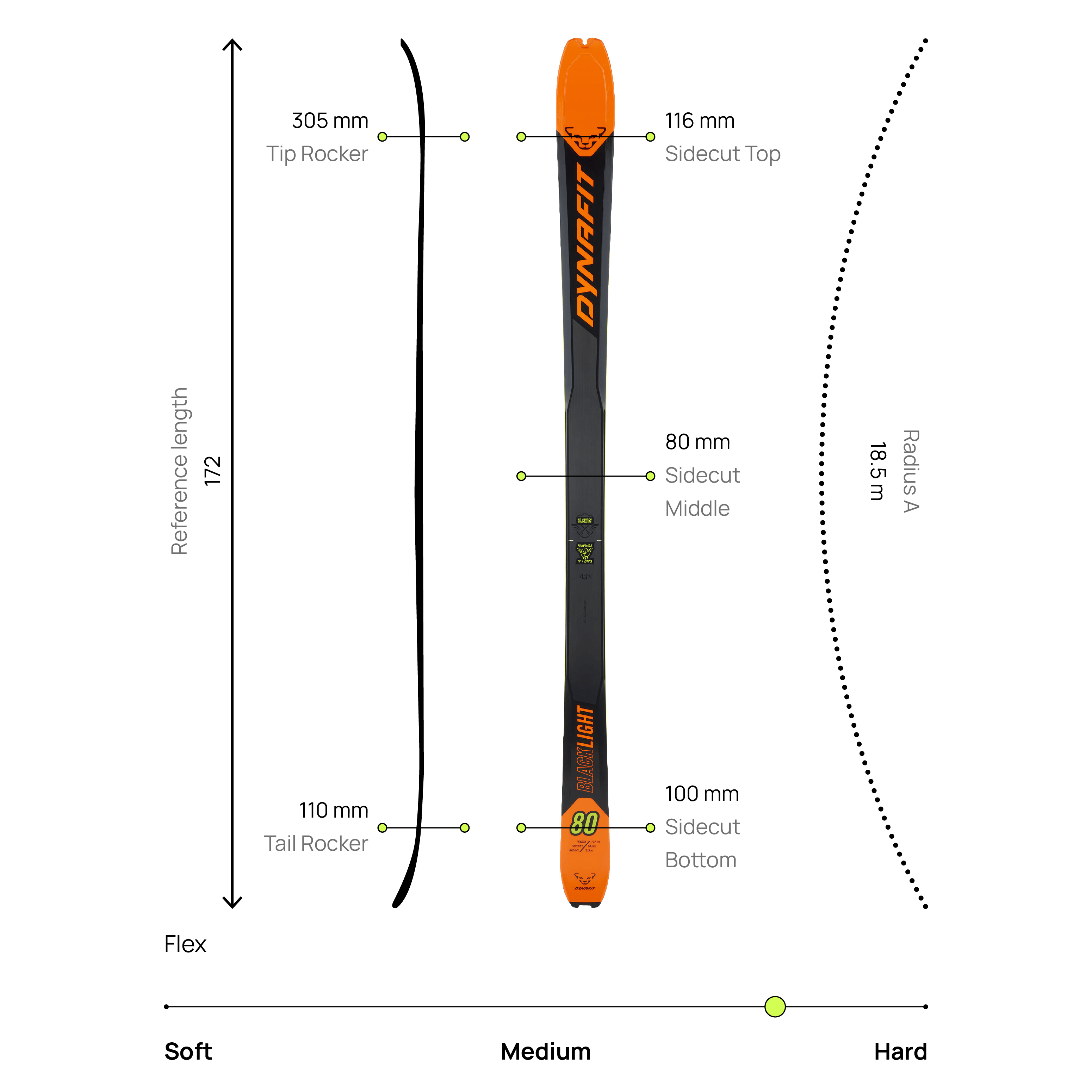 Blacklight 80 Touring Ski Unisex | Dynafit® International