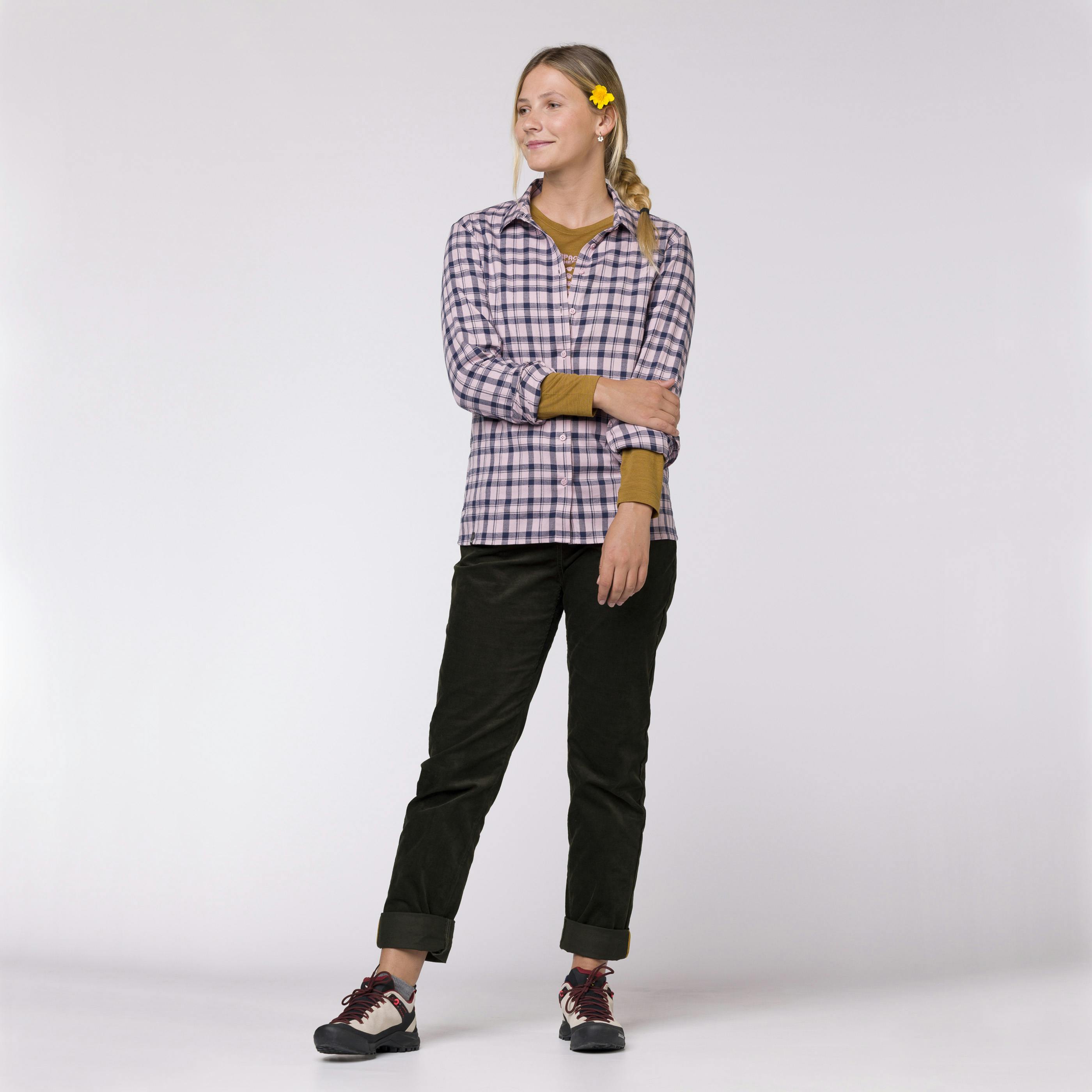 Fanes Flannel 5 Polarlite Shirt Women on_body image