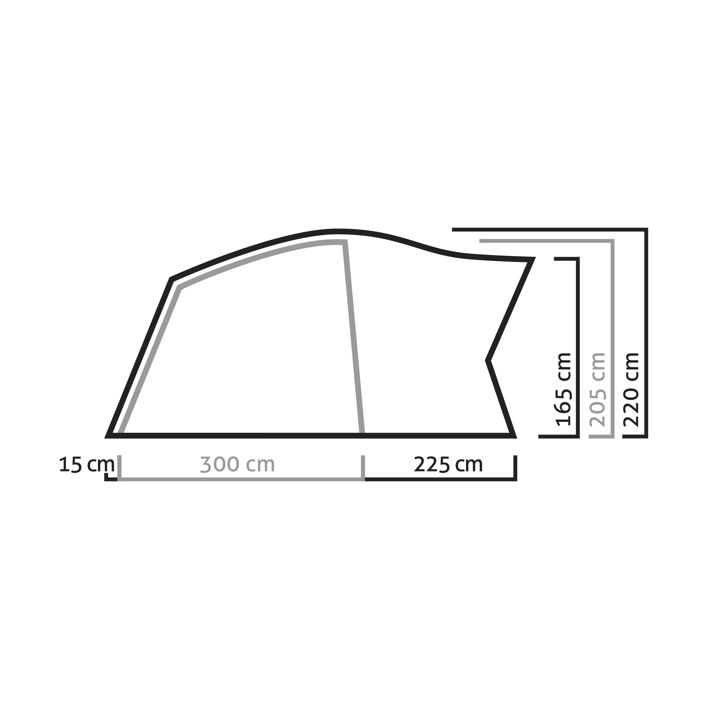 Alpine Lodge IV Zelt tech_detail image