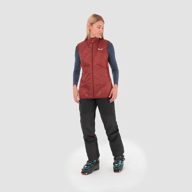 Ortles Hybrid TirolWool® Responsive Gilet Donna on_body image