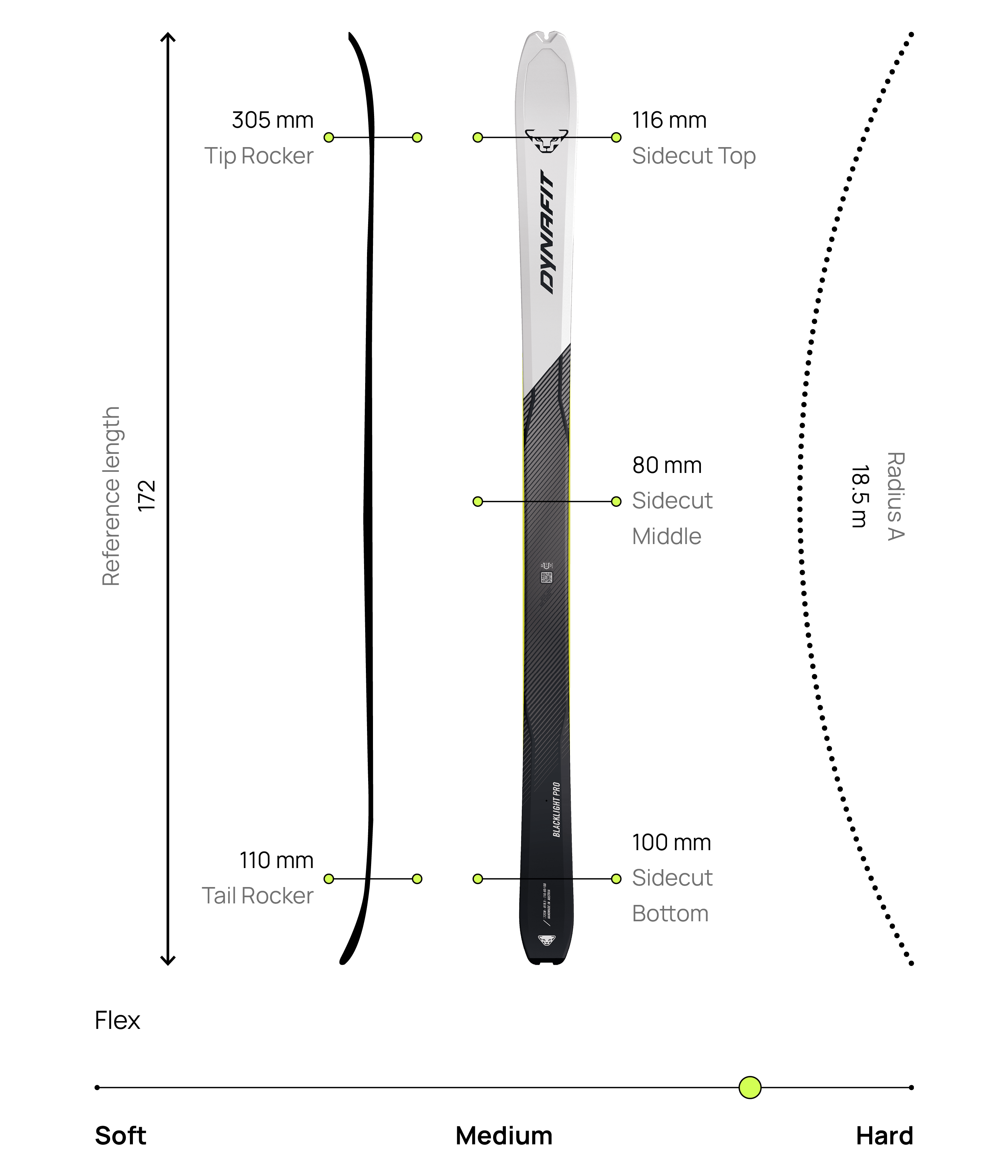Blacklight Pro Touring Ski Unisex | Dynafit® USA