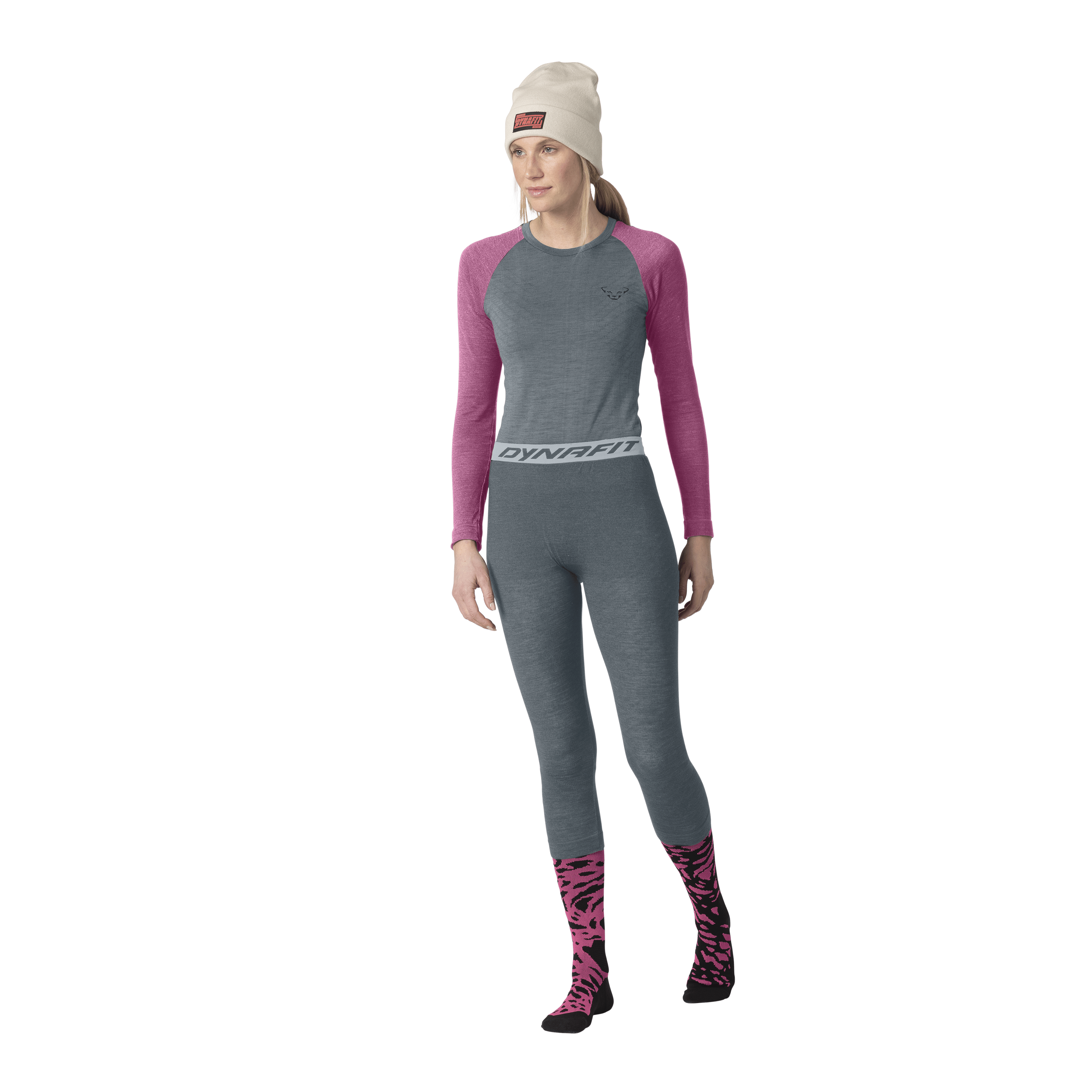 Tour Light Merino 3/4 Tights donna on_body image