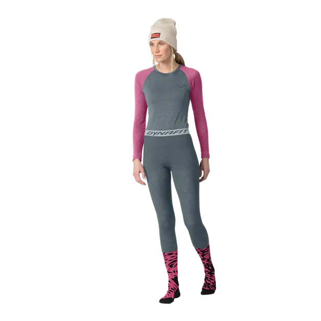 Tour Light Merino 3/4 Tights Women on_body image
