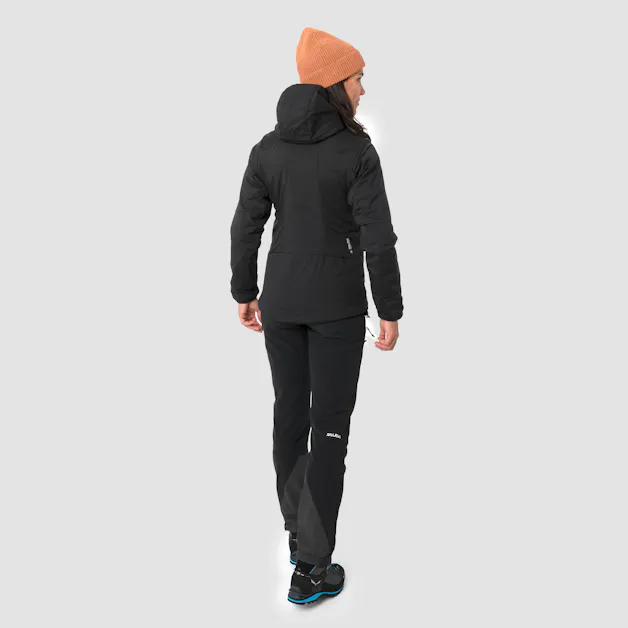 Ortles Tirolwool Responsive Stretch Kapuzenjacke Damen on_body image