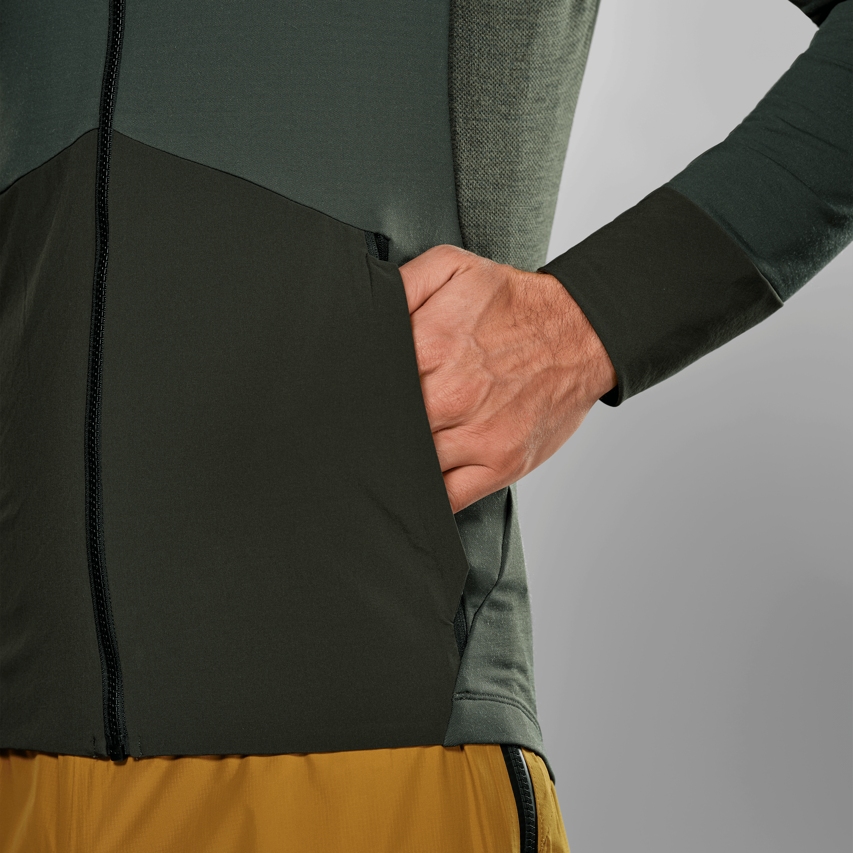 Puez Merino Durastretch Hooded Jacket Men tech_detail image
