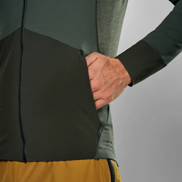 Puez Merino Durastretch Hooded Jacket Men tech_detail image