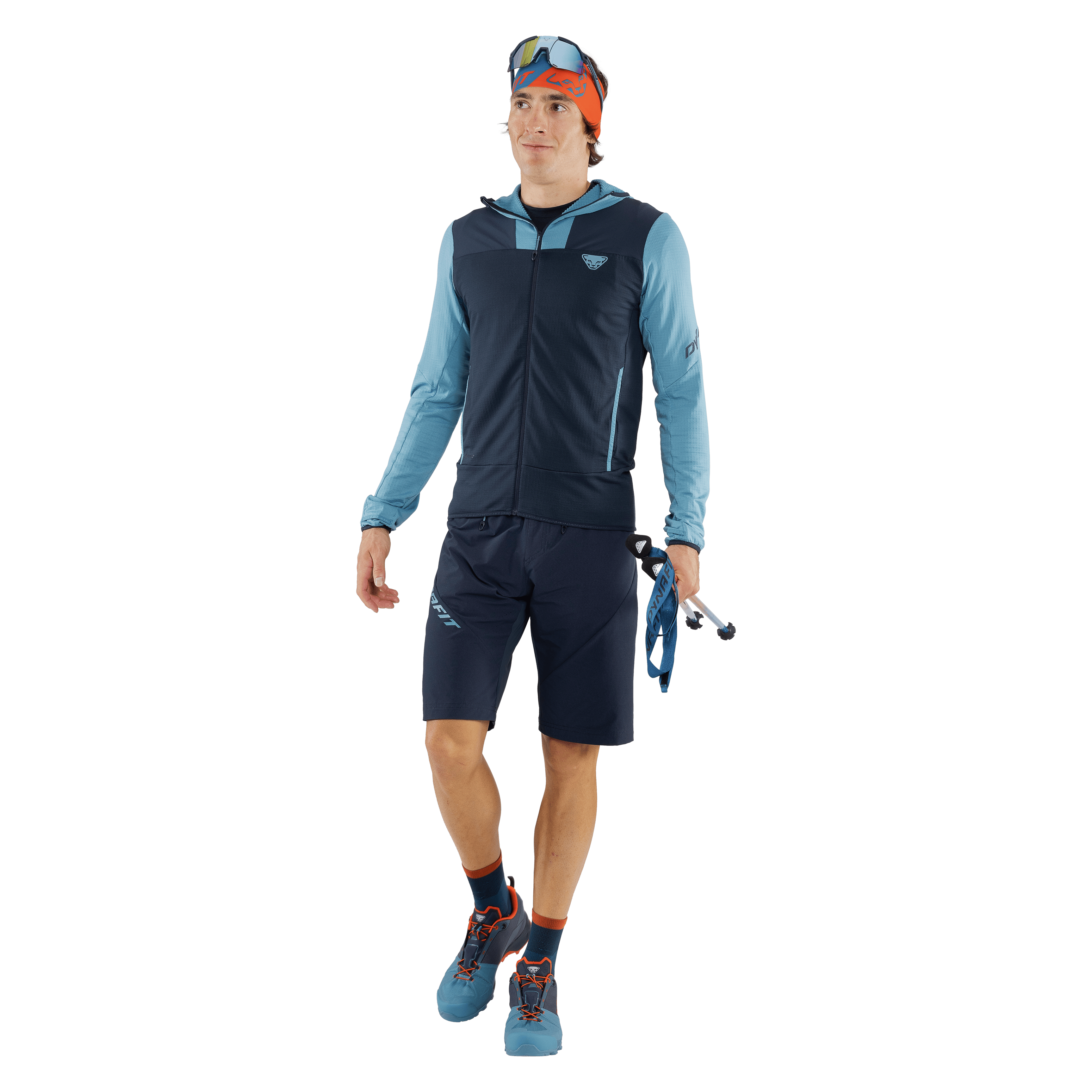 Veste à capuche Traverse Polartec hommes on_body image