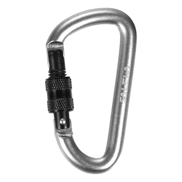D-SHAPE CARABINER WITH SCREW still image