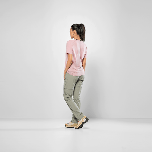 Puez Merino Hybrid T-Shirt Women on_body image