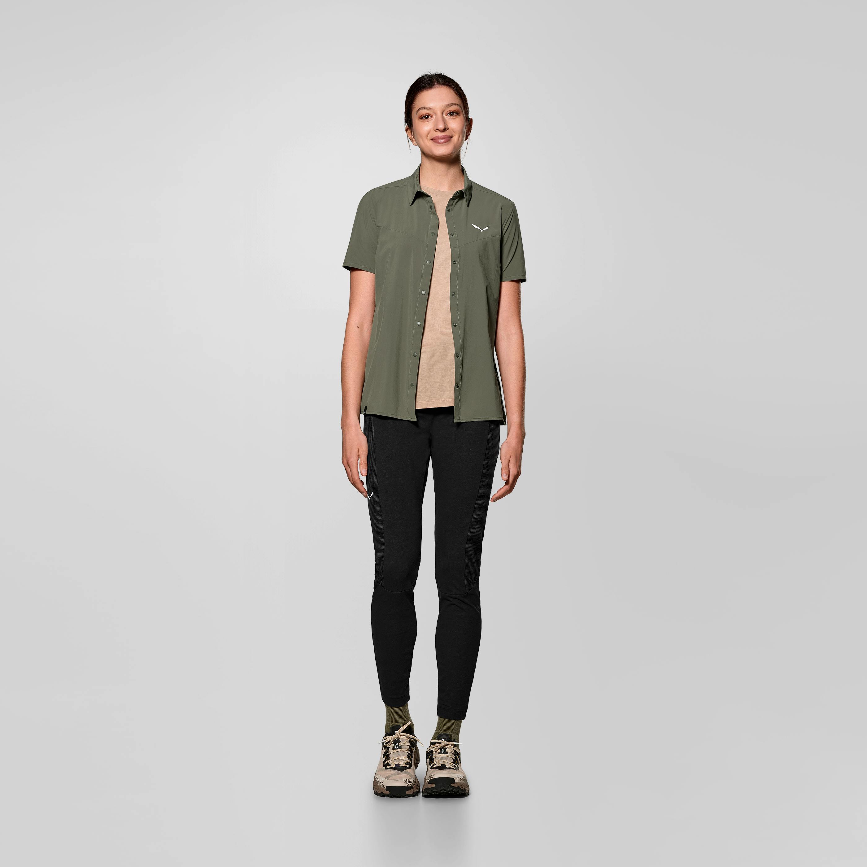 Puez Camicia Maniche Corte Donna perspective_view image