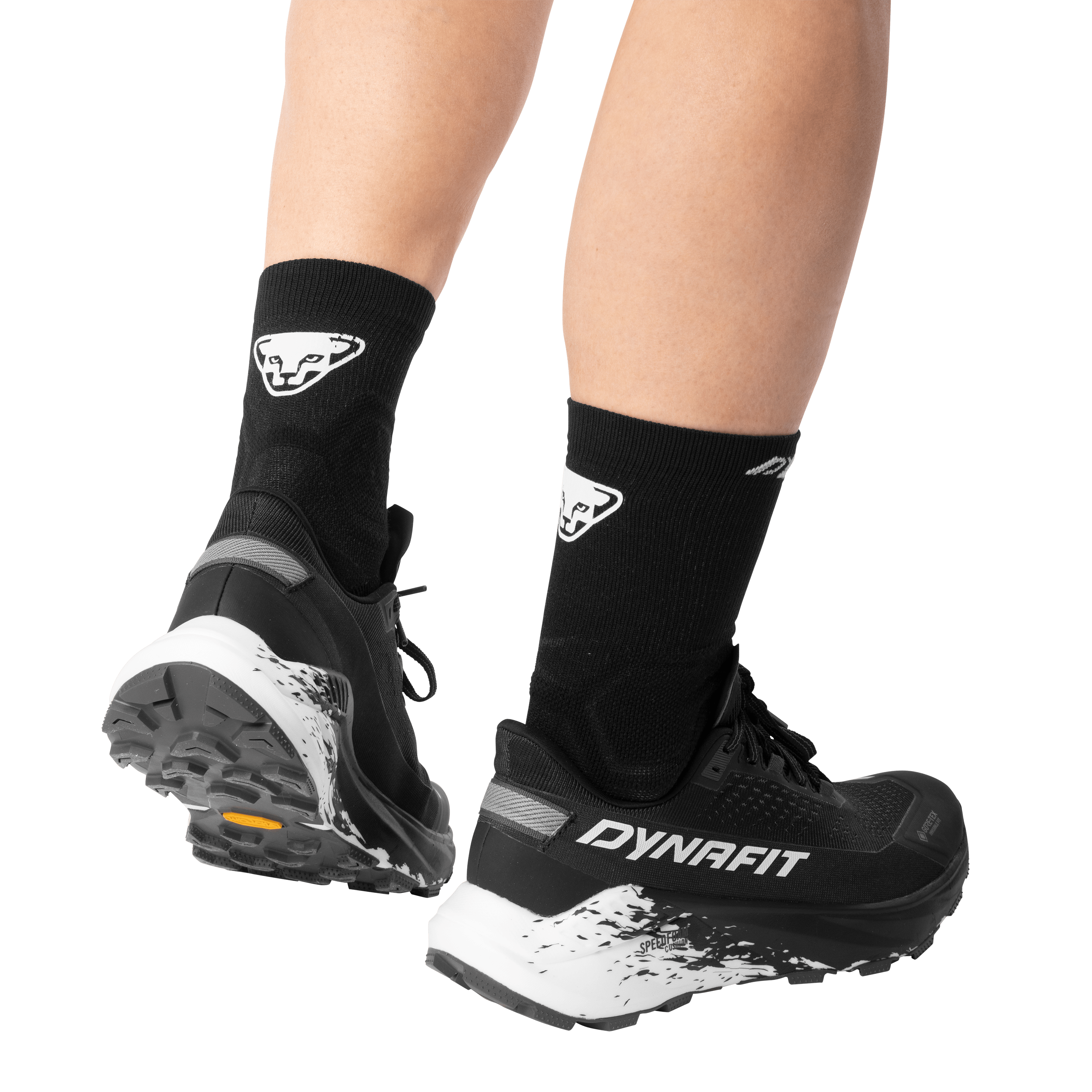 Chaussure running Ultra 100 V3 GTX femmes on_body image