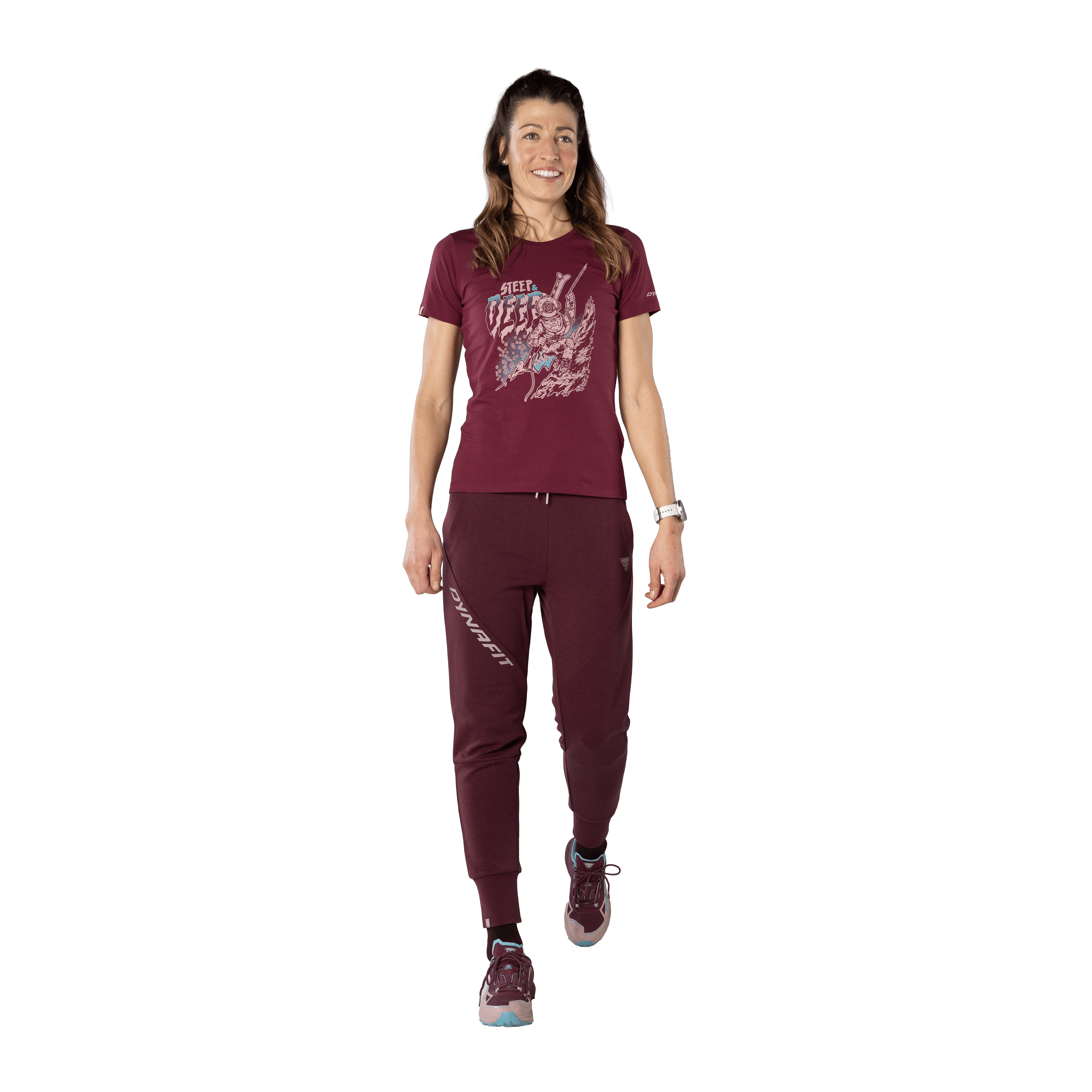 24/7 Artist Series Baumwoll T-Shirt Damen on_body image