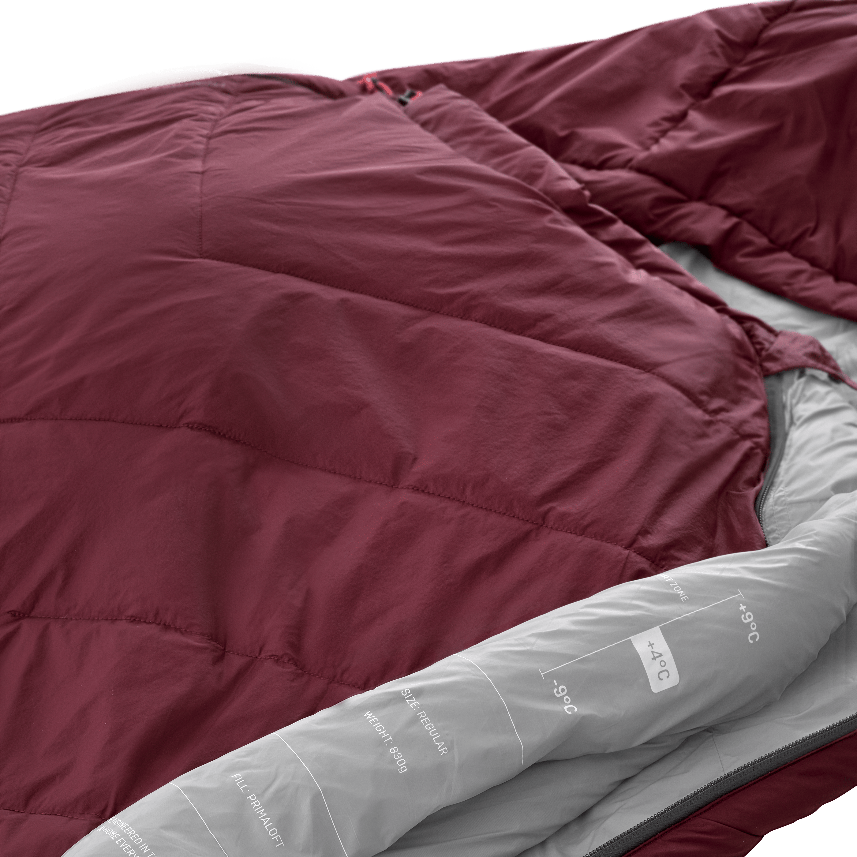 Puez PrimaLoft® +4 Long Sleeping Bag tech_detail image